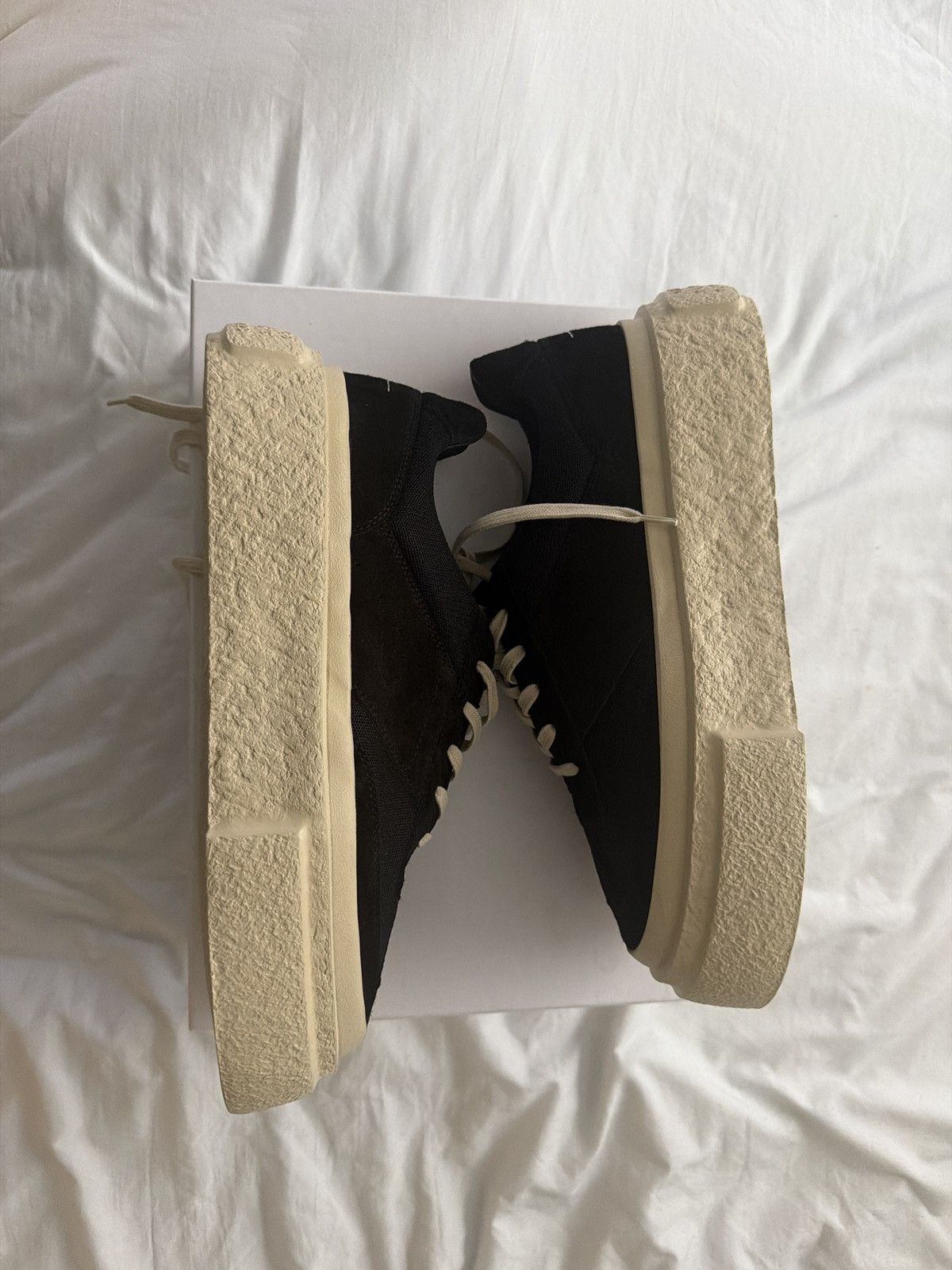 Maison Margiela Maison Margiela MM6 Black Chunky Gambetta Sneakers Size US 10 / EU 43 - 1 Thumbnail
