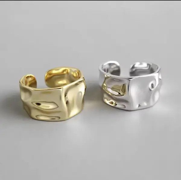 Other Irregular Liquid Adjustable Rings Set Size ONE SIZE - 2 Thumbnail