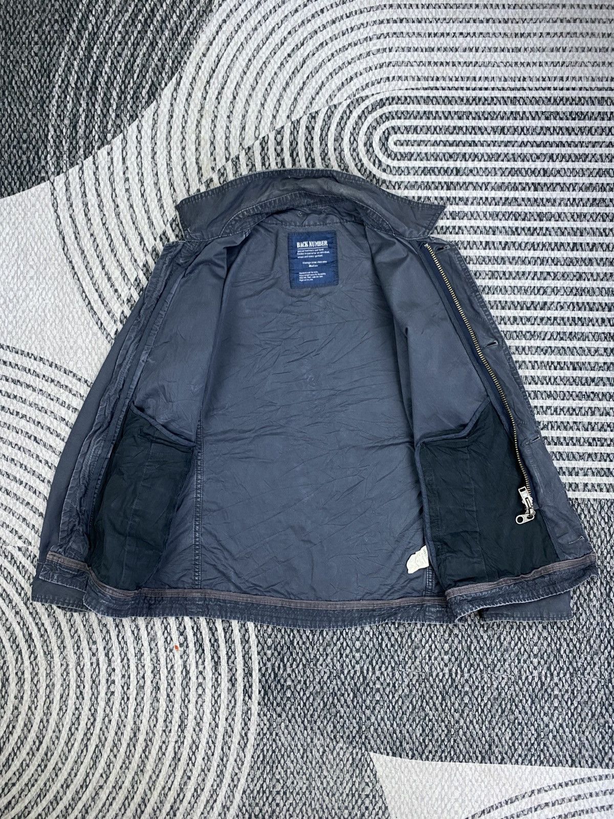 Hysteric Glamour Vintage Back Number Casual Button Zip-Up Jacket Size US M / EU 48-50 / 2 - 6 Thumbnail