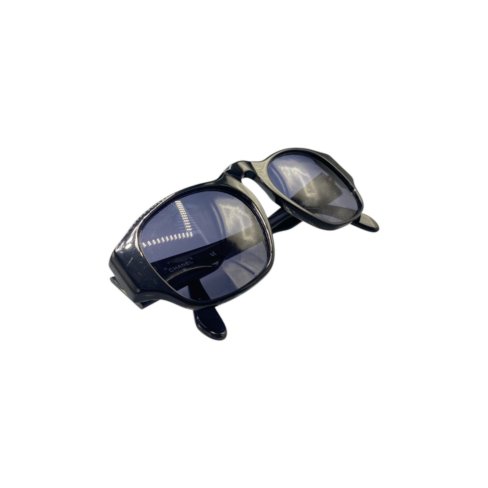 Chanel Black Square CC Sunglasses Size ONE SIZE - 10 Thumbnail