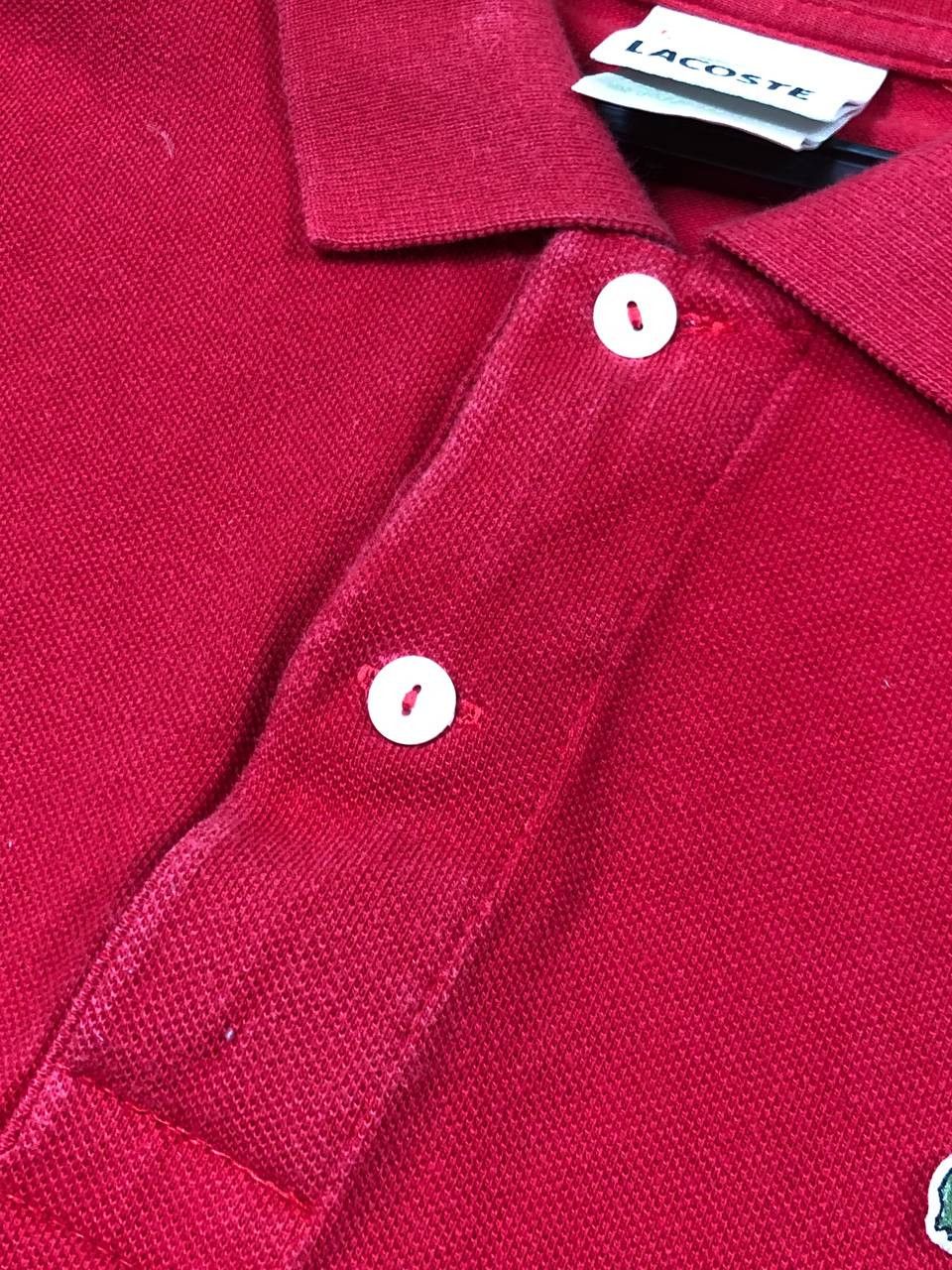 Lacoste Vintage Red T-Shirt Logo Lasocte Polo Streetwear Size US M / EU 48-50 / 2 - 3 Thumbnail
