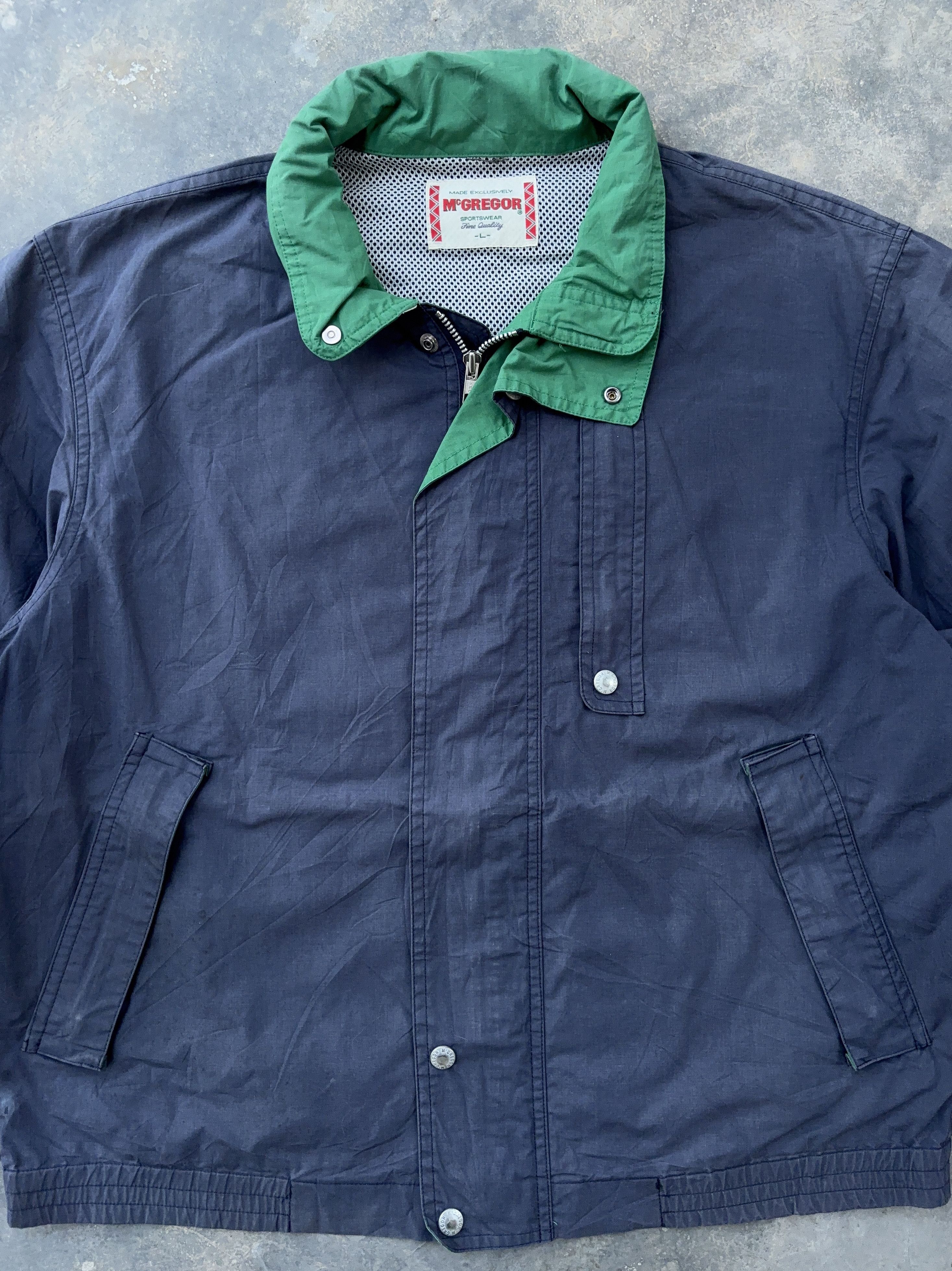 McGregor McGregor Retro Vintage Blue Green Jacket Size US L / EU 52-54 / 3 - 2 Thumbnail