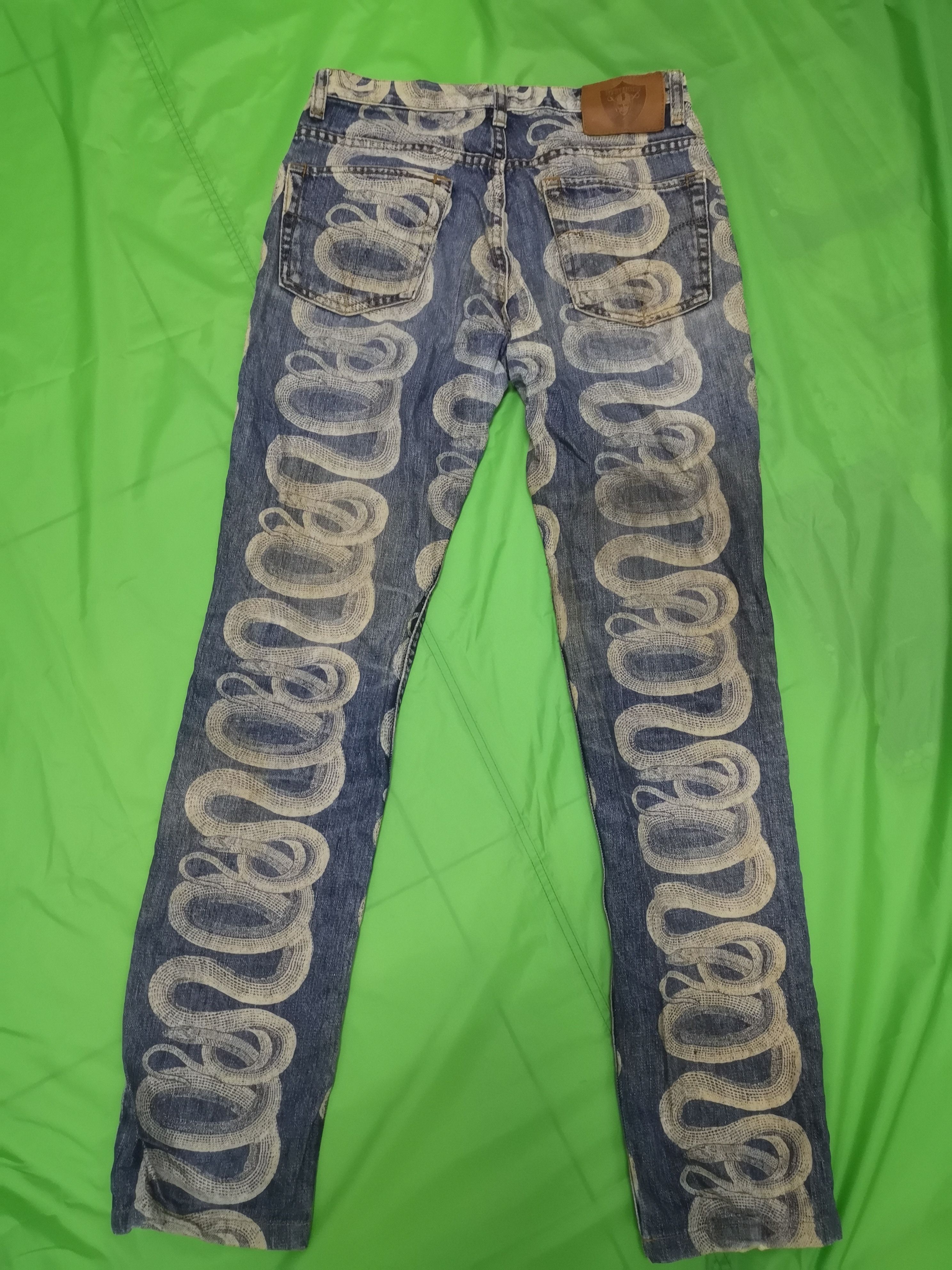 Hysteric Glamour × Japanese Brand Vintage Hysteric Glamour Snake Prints Size 28" / US 6 / IT 42 - 4 Thumbnail