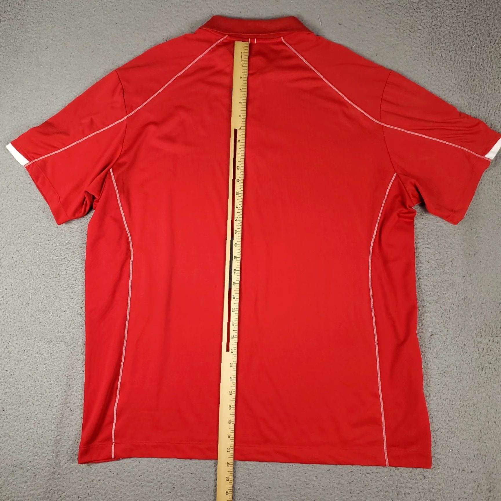 Nike Nike Polo Shirt Mens 2XL Red Swoosh Golf Casual Short Sleeve Size US XXL / EU 58 / 5 - 4 Thumbnail