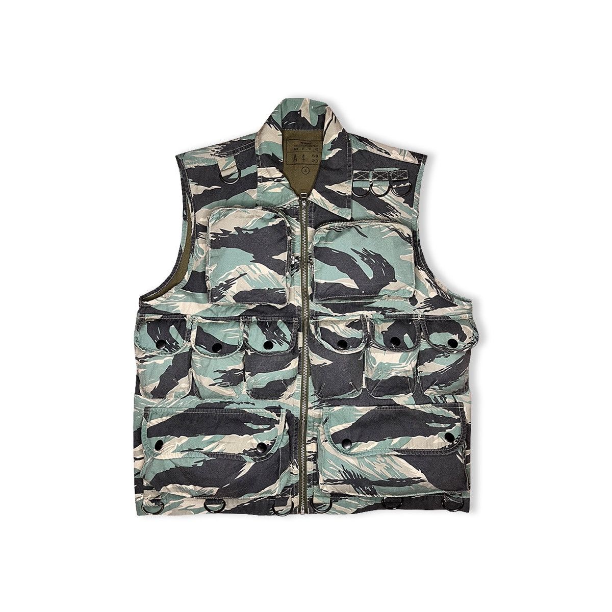 Maharishi 2023 Maharishi M.F.T.C Ciso Experimental Tigerstripe Vest Size US S / EU 44-46 / 1 - 1 Thumbnail