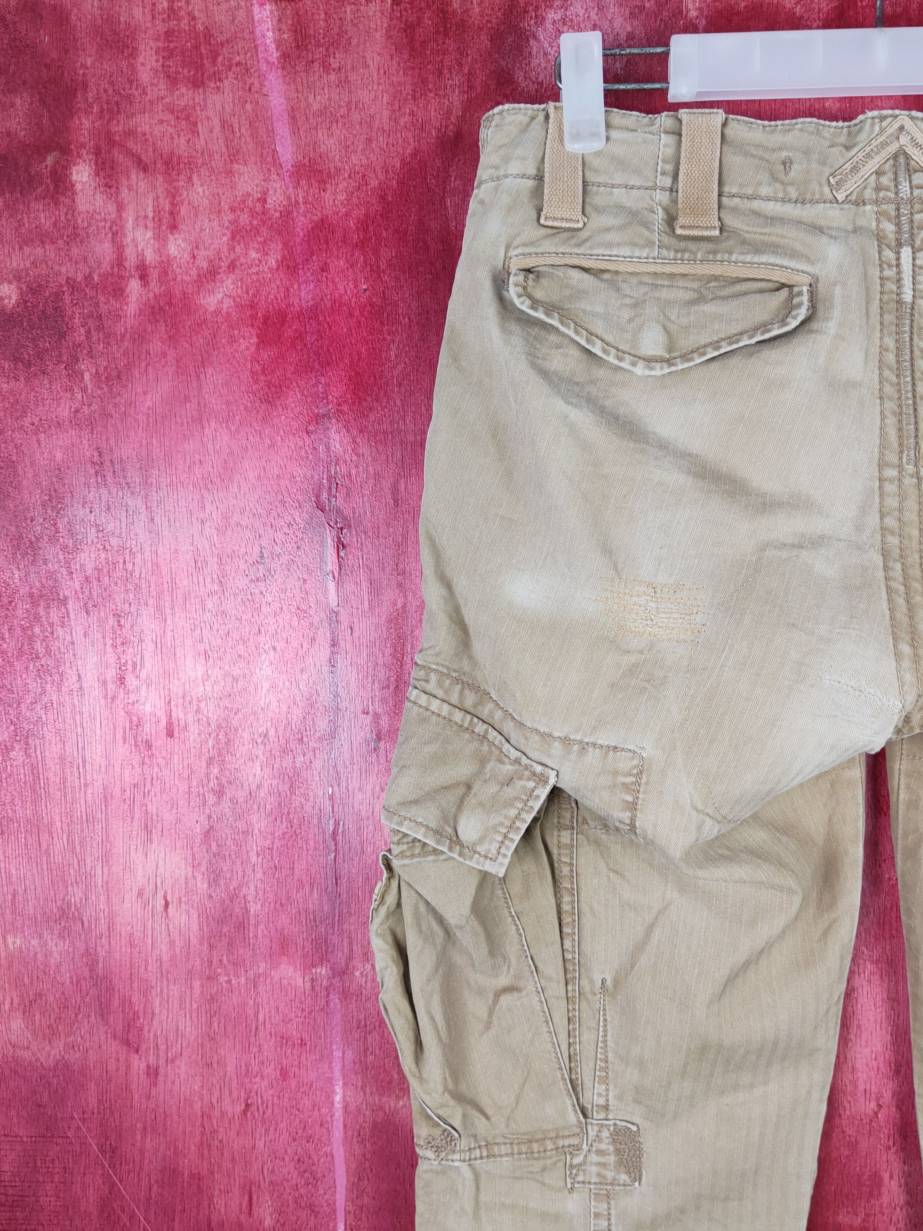Polo Ralph Lauren Polo Ralph Lauren faded Multipocket Cargo Pants #1347DL Size US 29 - 10 Thumbnail