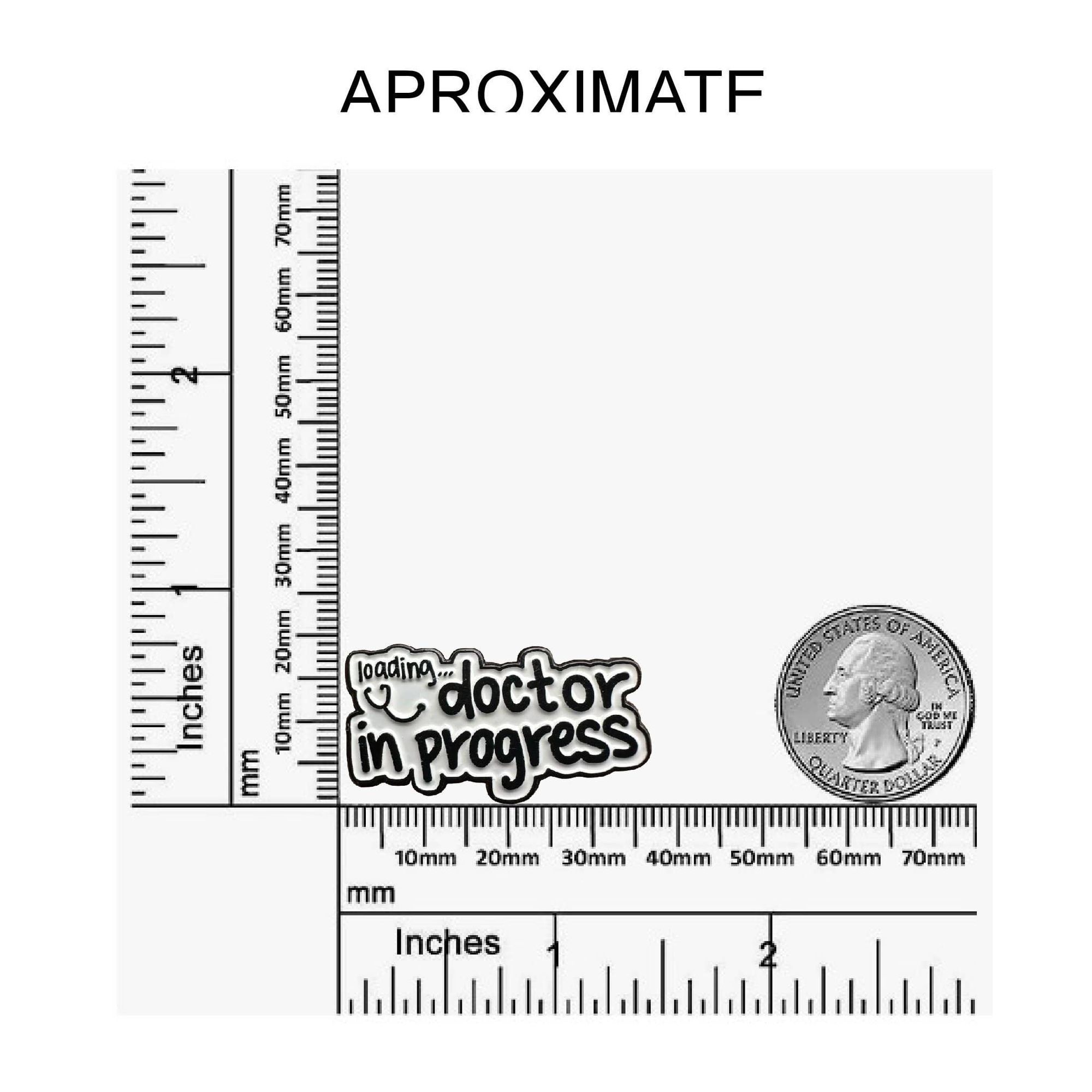 Other ✨New Oz Enamel Pin Doctor in Progress Medical Themed Brooch Size ONE SIZE - 6 Thumbnail