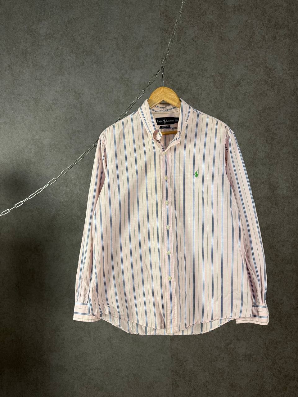 Polo Ralph Lauren Polo Ralph Lauren designer logo striped shirt Size US L / EU 52-54 / 3 - 1 Thumbnail