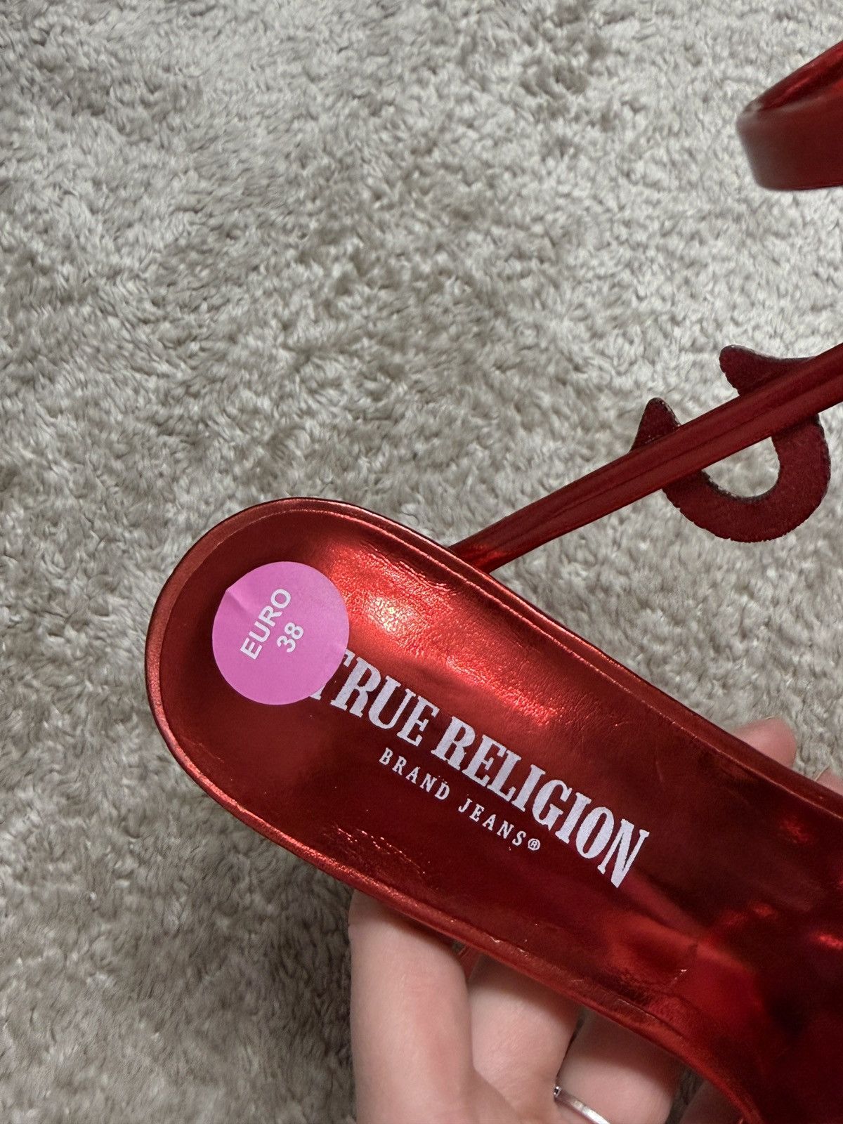 True Religion TRUE RELIGION Tiana Spiral Ankle Wrap Women's Heels Size US 7 / IT 37 - 4 Thumbnail
