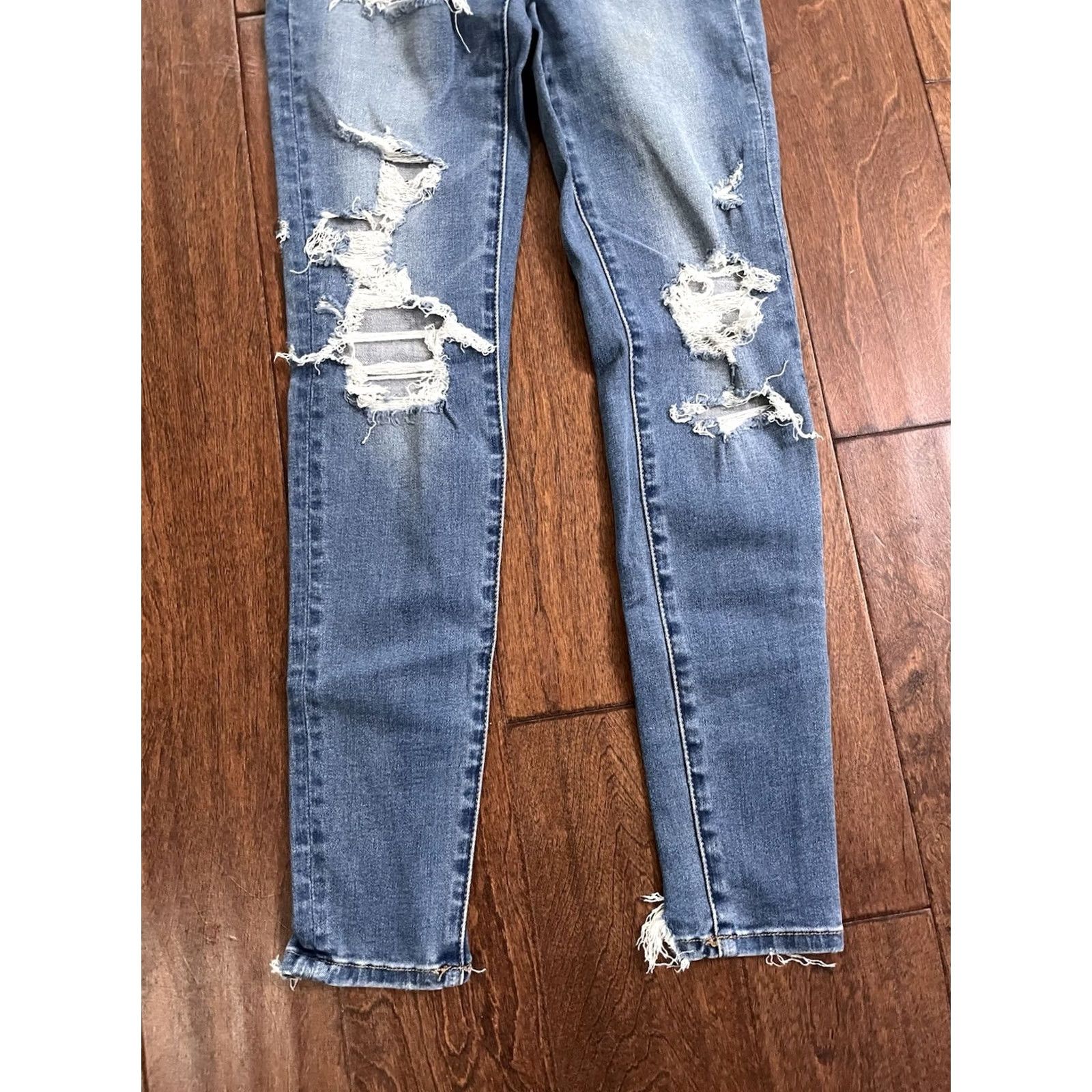 American Eagle Outfitters American Eagle Outfitters Jeans Womens Size 2 Regular High Rise Stretch Jegging Blue 27in Inseam Size 42" / US 20 - 3 Thumbnail
