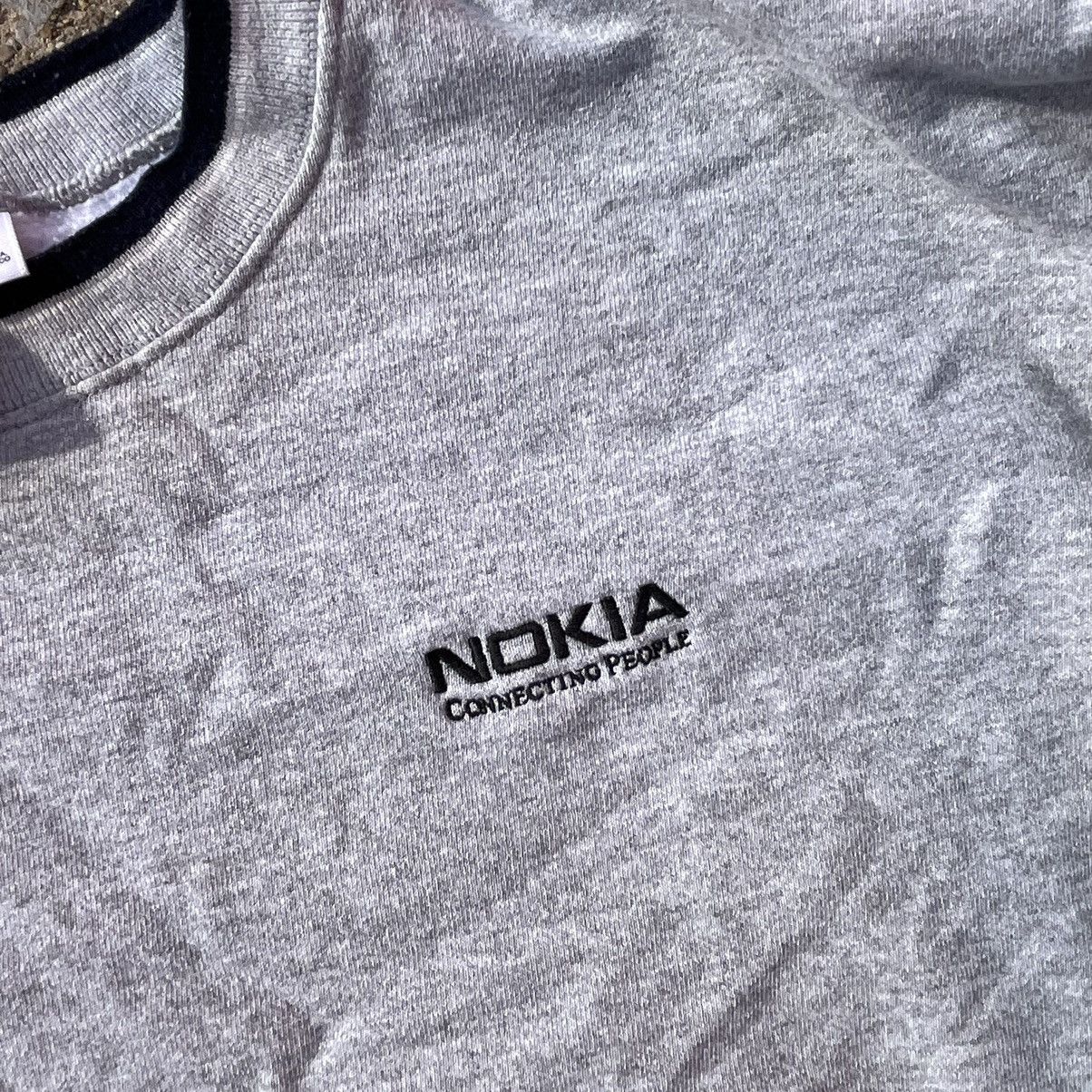 Vintage Rare Vintage Nokia Grey Crewneck Size US XL / EU 56 / 4 - 2 Thumbnail