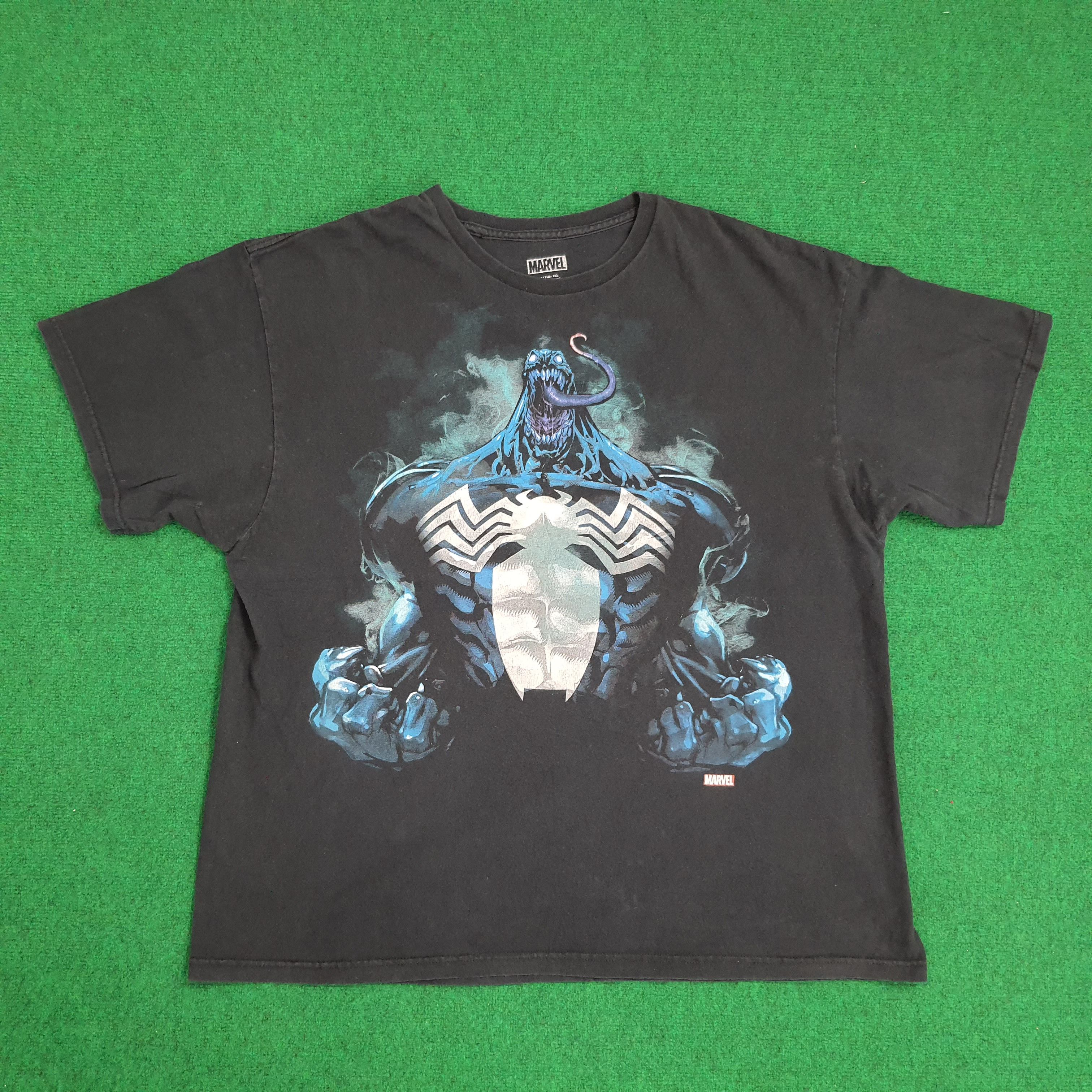 T-shirt Venom Marvel Comics - Blanc Psychédélique, Homme XL, Neuf Sans étiquette