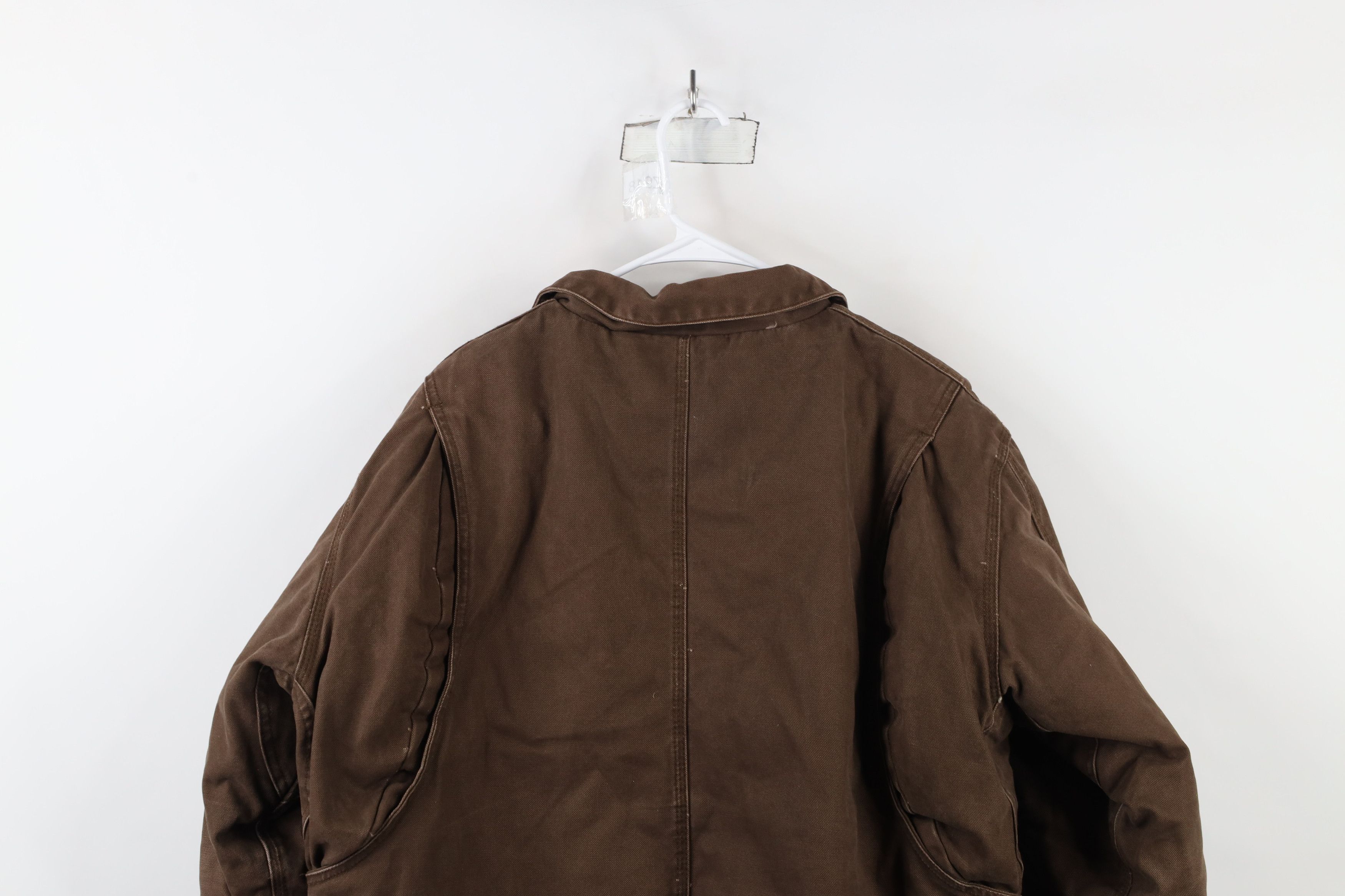 Vintage Vintage 90s Y2K Streetwear Canvas Chore Barn Jacket Brown Size US L / EU 52-54 / 3 - 14 Thumbnail