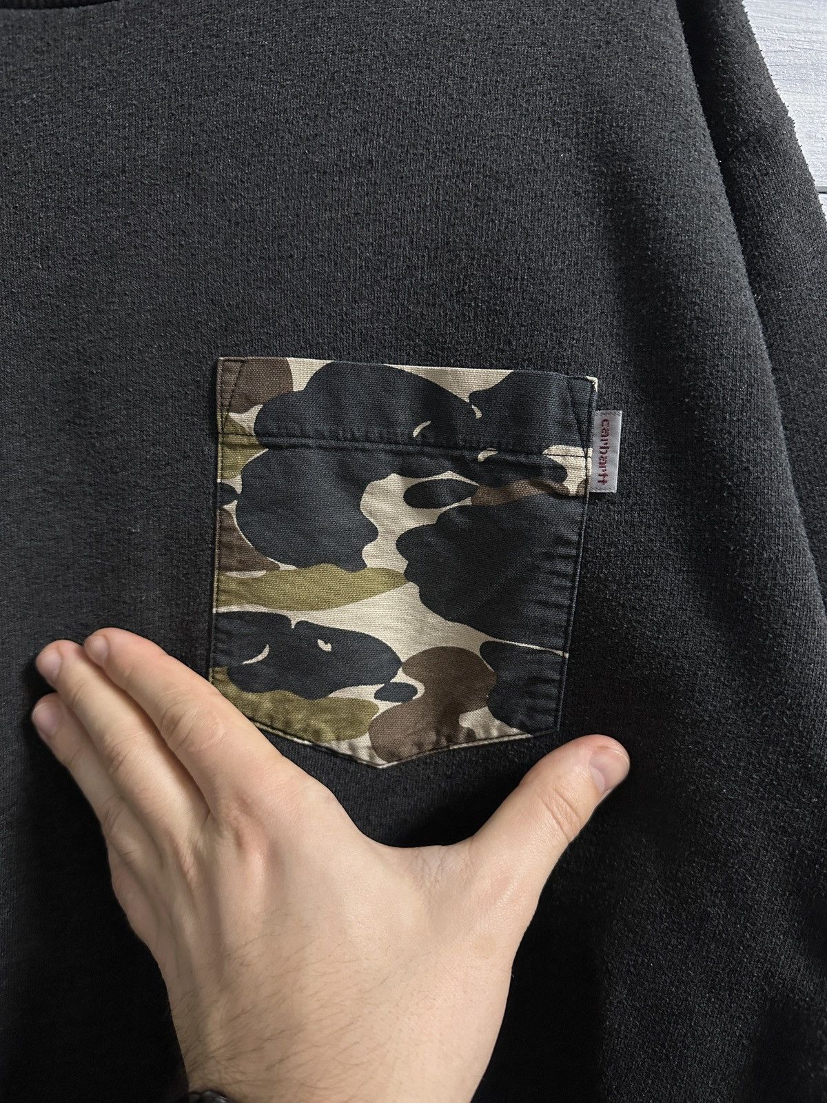 Carhartt Rare Vintage Sweatshirt Carhartt Y2K Work In Progress Style Size US XL / EU 56 / 4 - 2 Thumbnail
