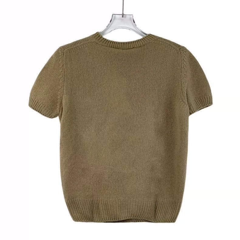 Dior Christian Dior Short Sleeve Knit Sweater-2505 Size XS / US 0-2 / IT 36-38 - 2 Thumbnail