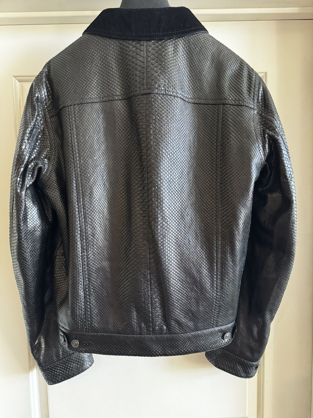 Berluti Berluti Haider Ackerman Runway Python Trucker Jacket Size US L / EU 52-54 / 3 - 5 Thumbnail