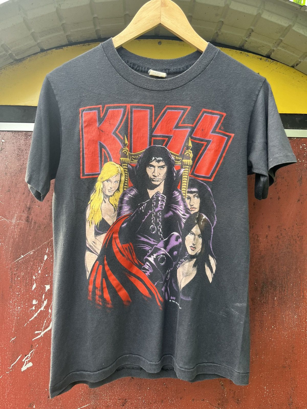 Band Tees Vintage 1987 Kiss band tees Size US M / EU 48-50 / 2 - 1 Thumbnail