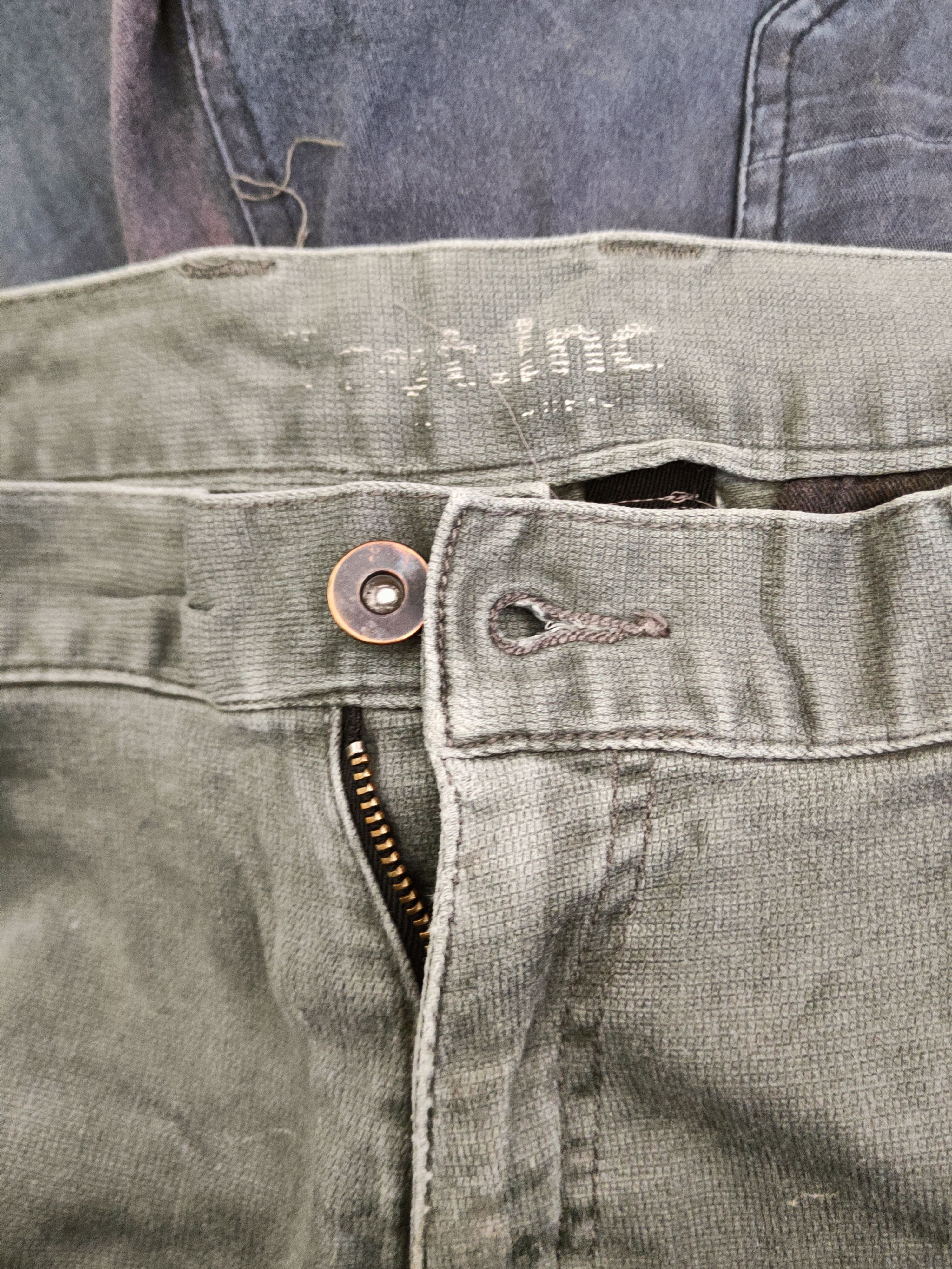 Japanese Brand DL Scot.Inc Army Green Multipocket Cargo Pants #46-688 Size US 33 - 14 Thumbnail