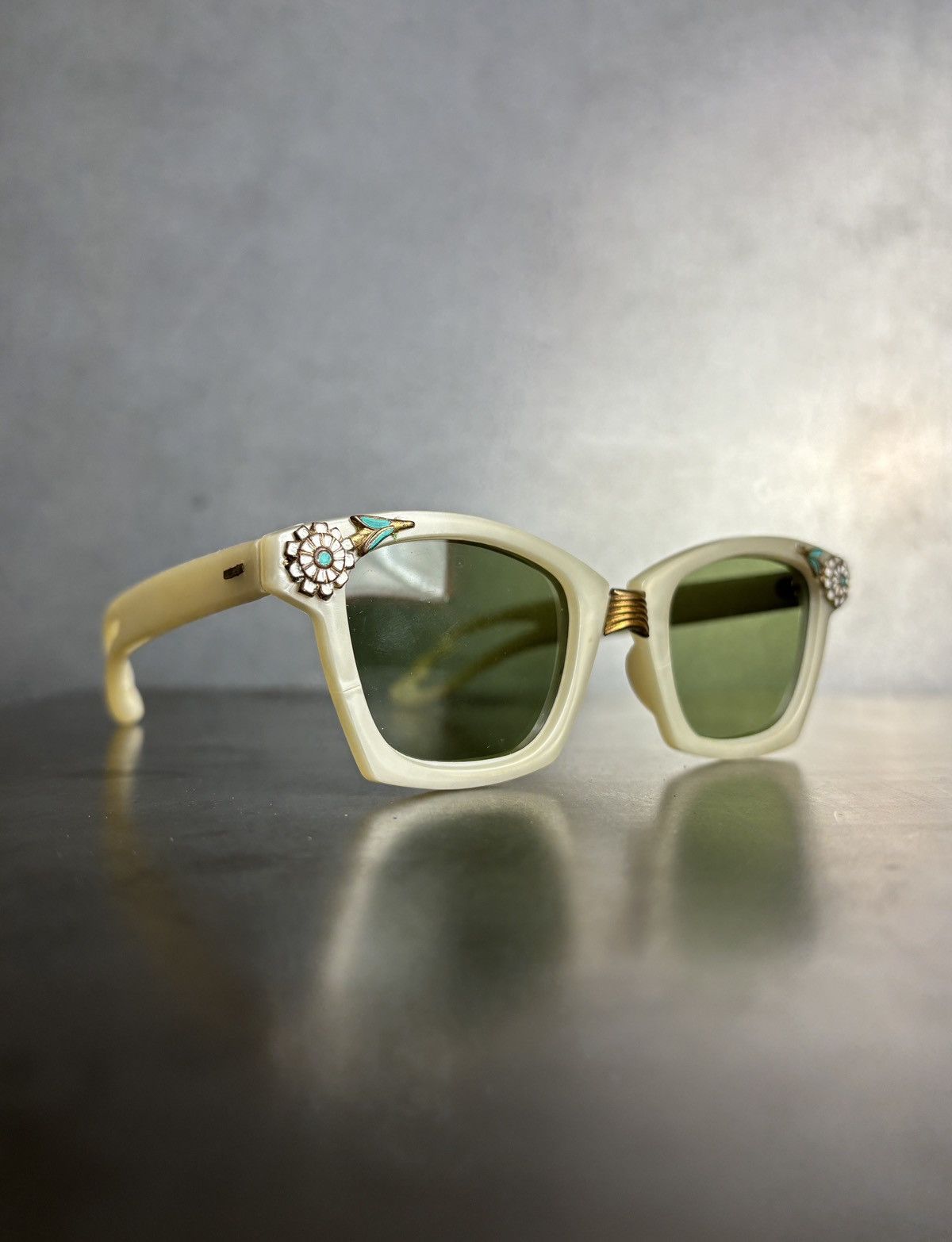 Other × Vintage 1950s Sunglasses True Vintage Jewelled Western Turanette MCM Size ONE SIZE - 15 Thumbnail