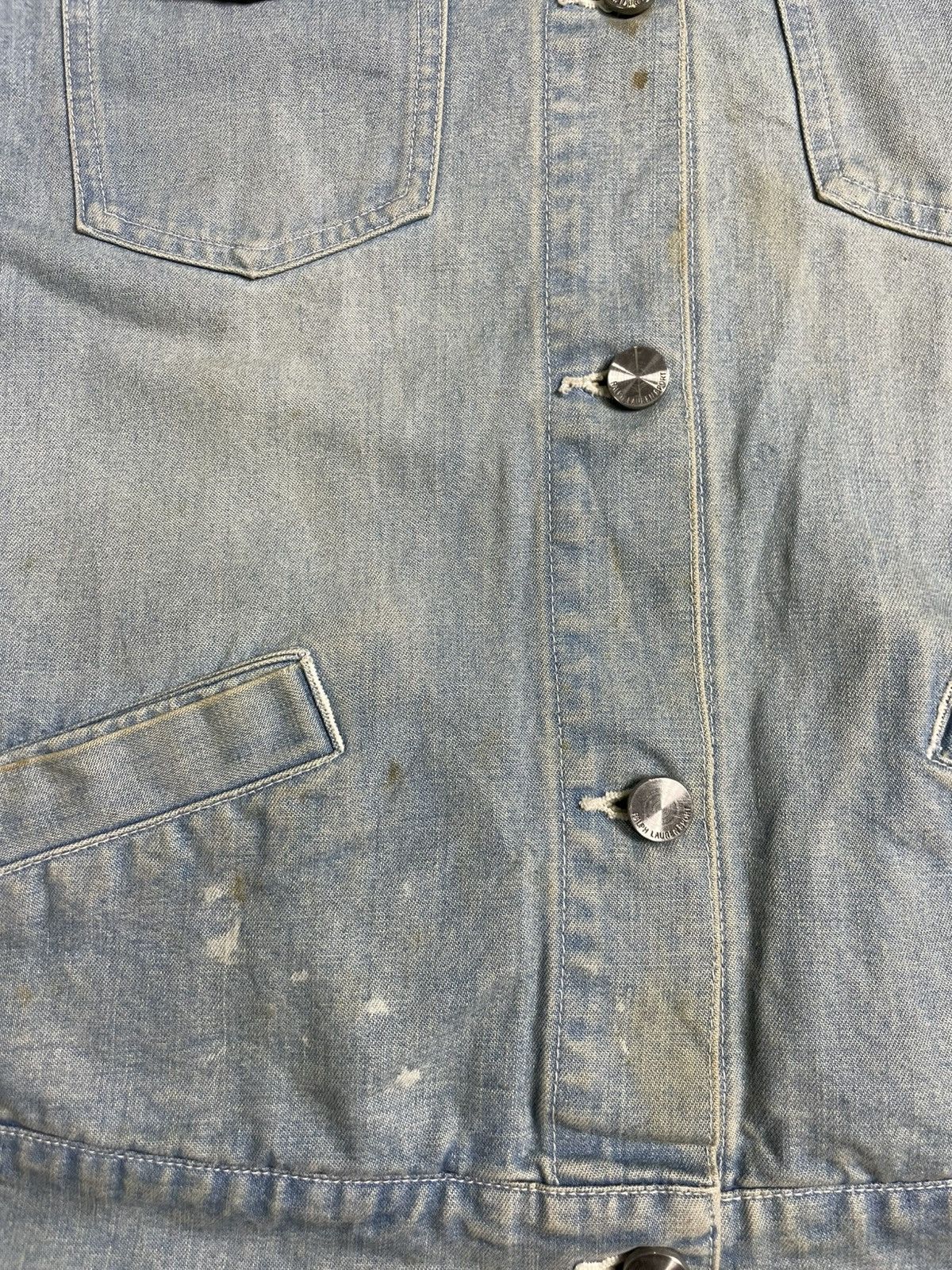 Ralph Lauren × Vintage Ralph Lauren x Cropped Denim Jacket (24) Size US S / EU 44-46 / 1 - 7 Thumbnail