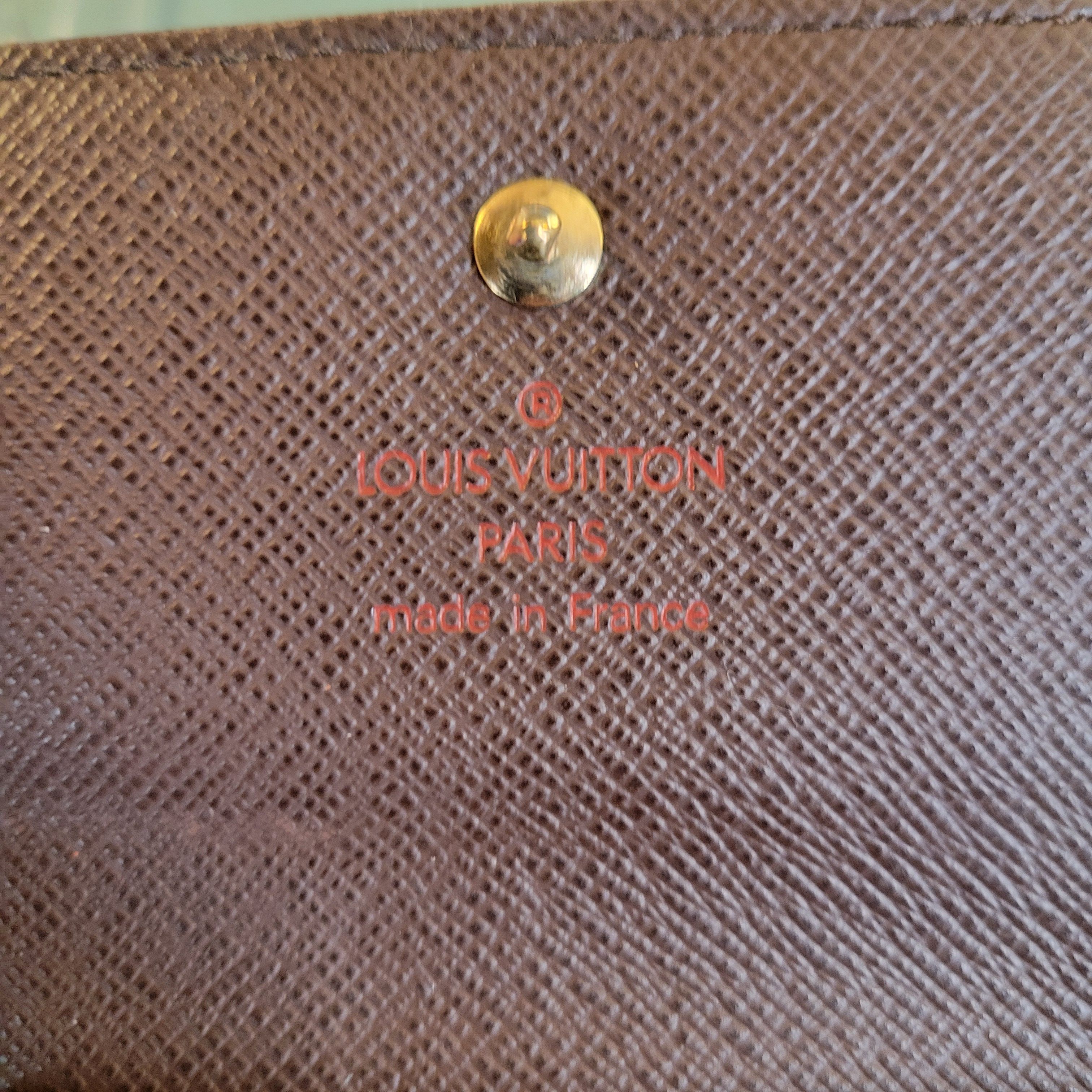 Louis Vuitton Louis Vuitton Damier Ebene Compact Double Snap Wallet Size ONE SIZE - 8 Thumbnail
