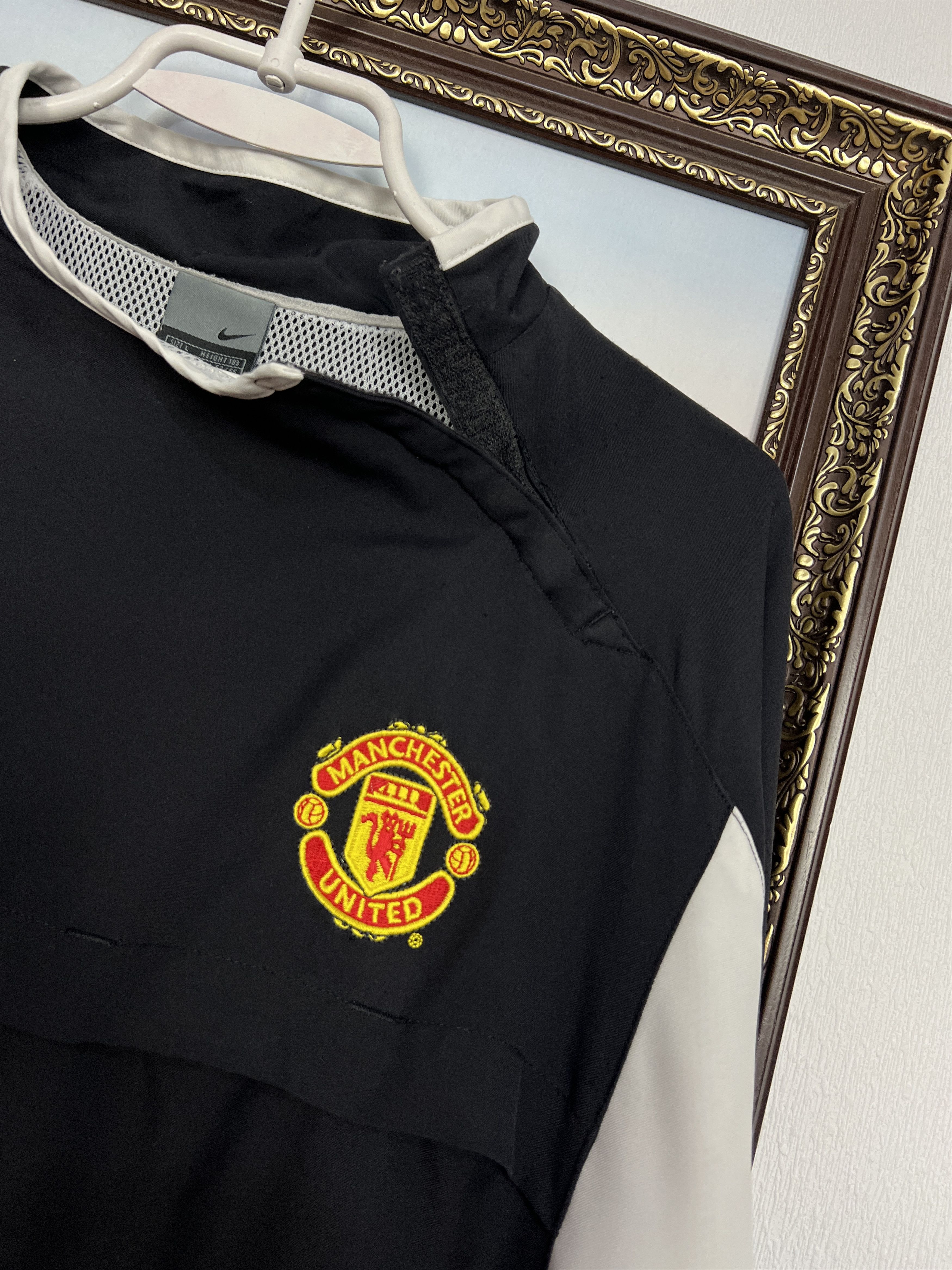 Nike Vintage Manchester United Football Jacket Soccer Track Top Size US L / EU 52-54 / 3 - 4 Thumbnail