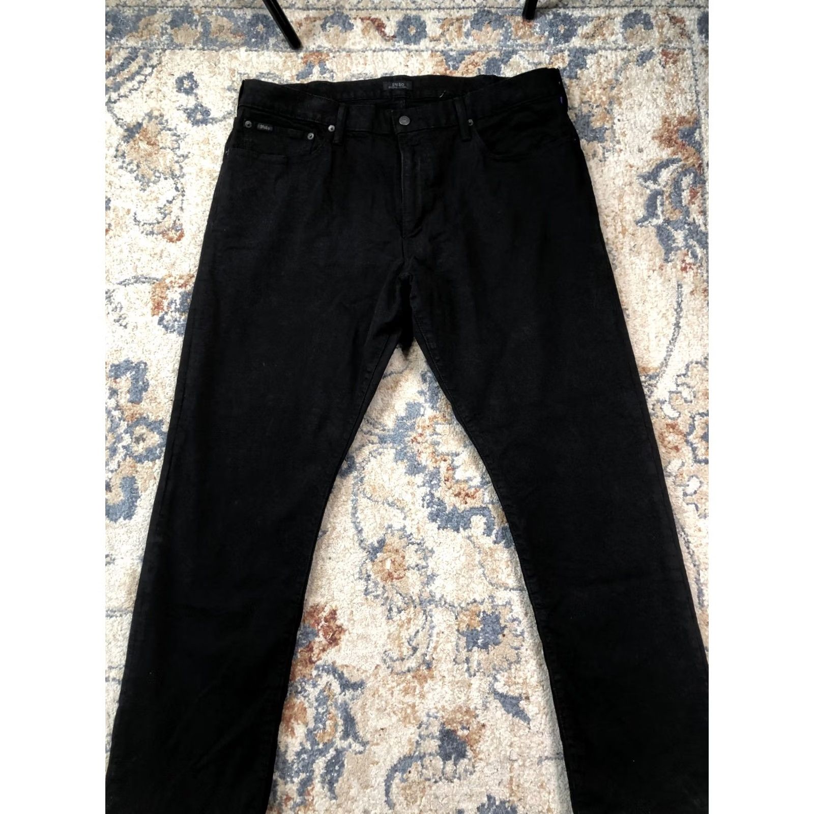 Polo Ralph Lauren Polo Ralph Lauren Hampton Relaxed Straight Jeans Mens 38x32 Black Denim Pants Size US M / EU 48-50 / 2 - 3 Thumbnail