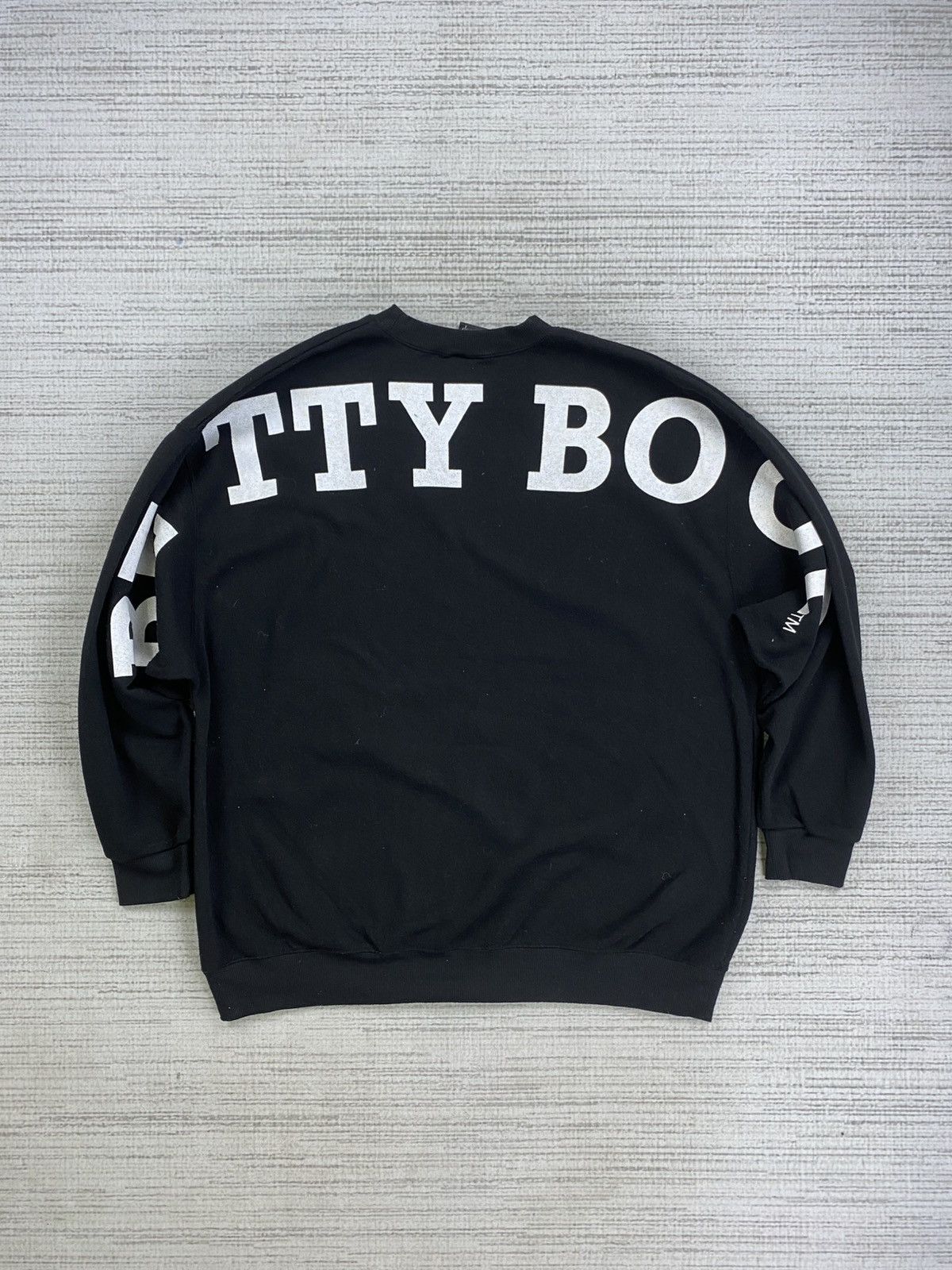 Cartoon Network × Vintage Vintage Betty Boob Big Backhit Spellout Crewneck Sweatshirt Size US L / EU 52-54 / 3 - 9 Thumbnail