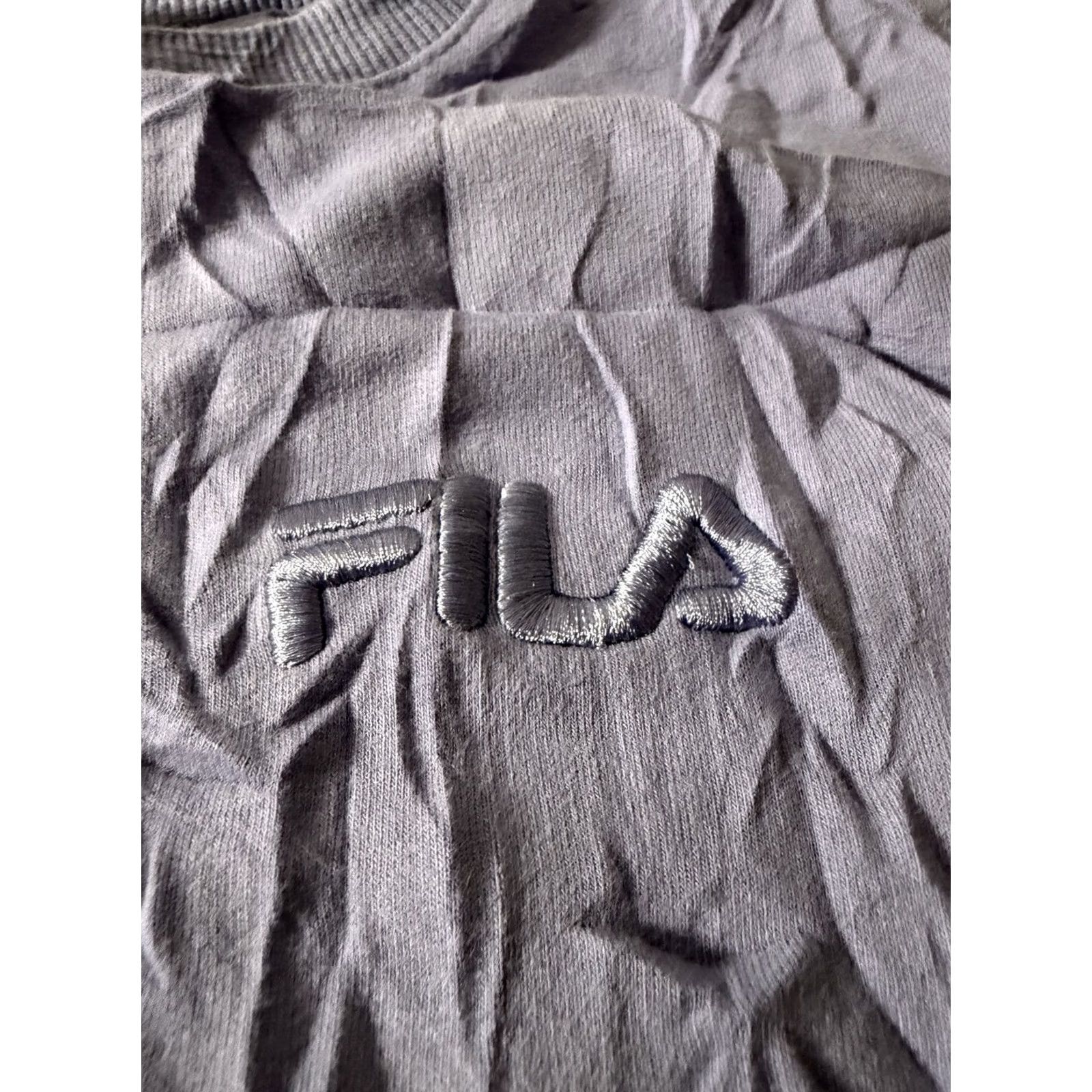 Fila FILA Sweatshirt Mens S Purple Lightweight Pullover Crewneck Embroidered Logo Size US S / EU 44-46 / 1 - 4 Thumbnail