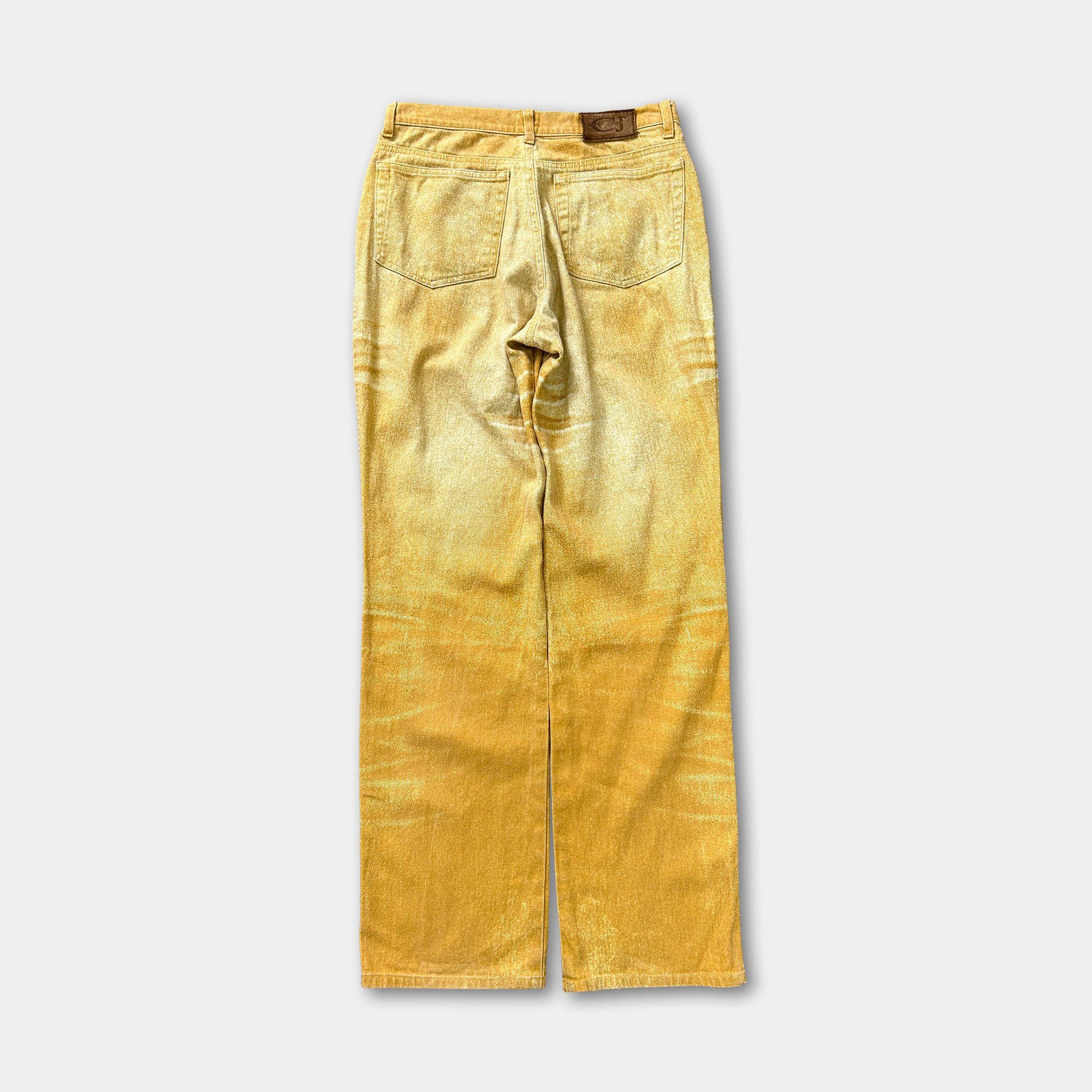 Just Cavalli Just Cavalli 2000's Golden Gradient Jeans Size US 27 - 4 Thumbnail