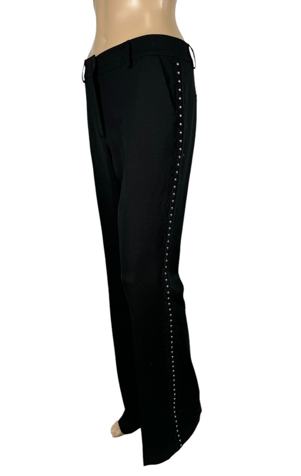Other Parosh Flared Dress Pants Decorated Wool size M Size 28" / US 6 / IT 42 - 1 Thumbnail