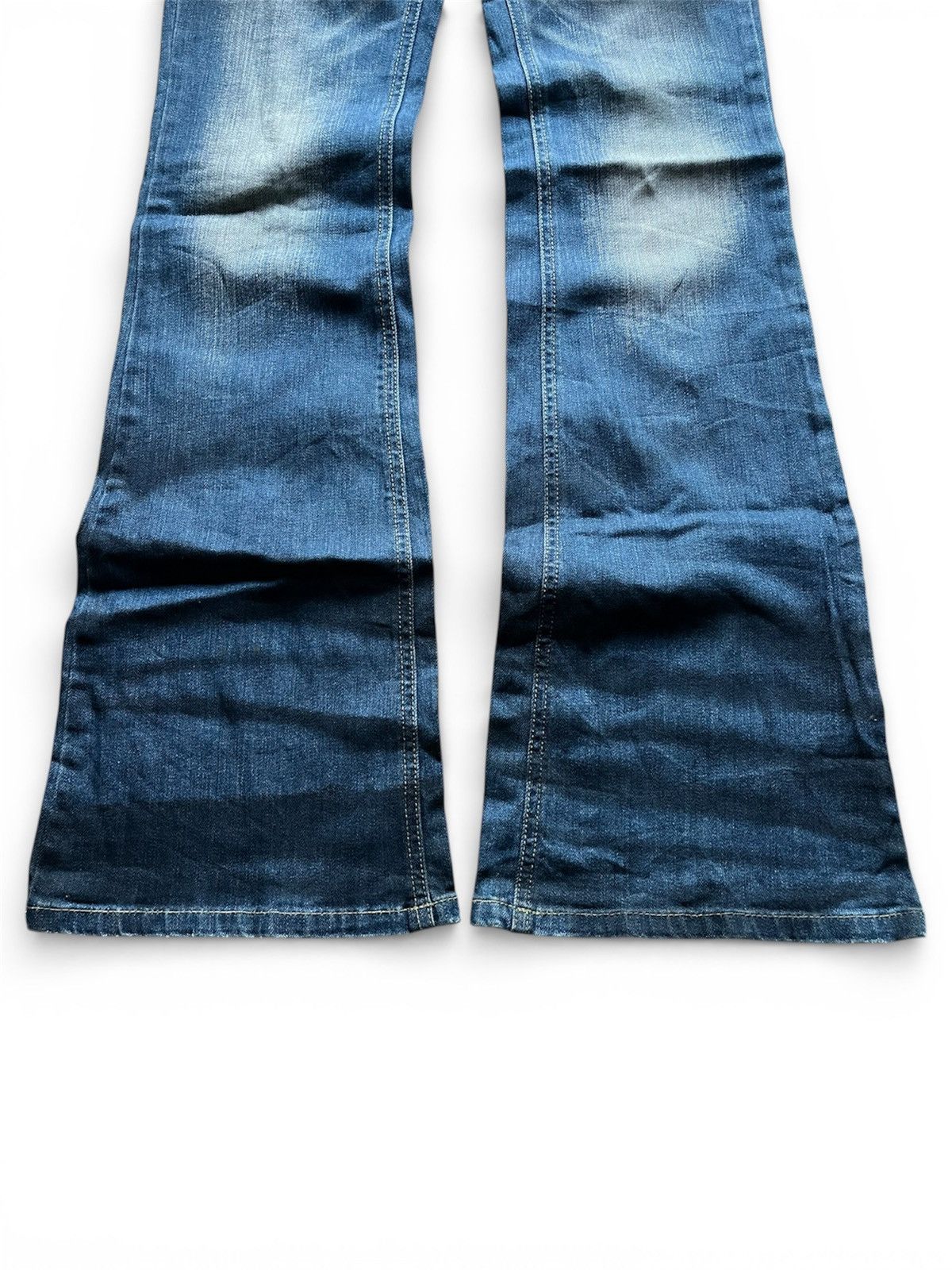 Tornado Mart corcaroli studed flared zebra denim pants Size US 30 / EU 46 - 3 Thumbnail