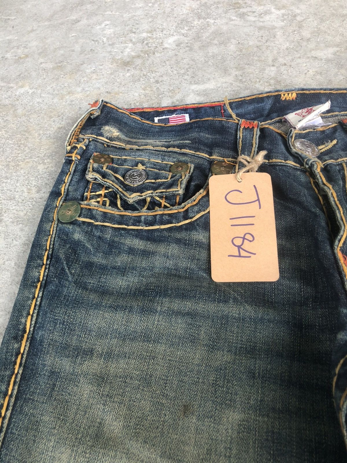 True Religion Vintage True Religion Flared Jeans Distressed Jeans Size US 32 / EU 48 - 14 Thumbnail