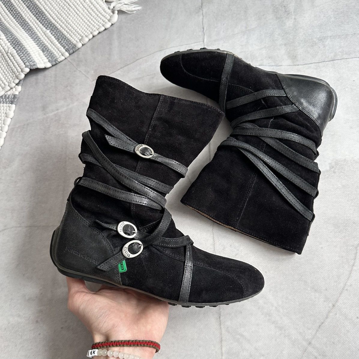 Dirk Bikkembergs Y2K Wrap Straps Boxing Biker Boots High Sneakers As 98 Vibe Size US 8 / IT 38 - 6 Thumbnail