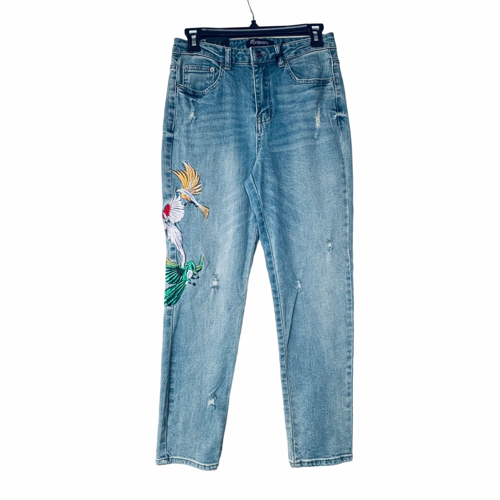 Other ❤️❤️❤️Women's Jeans Sz 7 April Mid Rise Skinny with Embroide Size 26" / US 2 / IT 38 - 1 Thumbnail