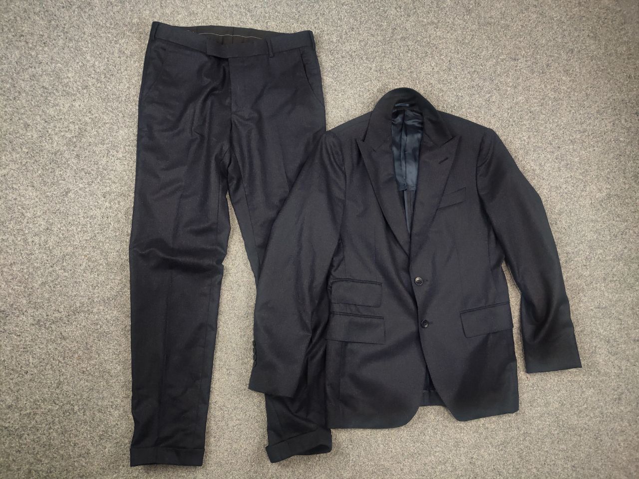 Other Alexander Sachs Design premium classic two-piece suit wool Size 50S - 14 Thumbnail