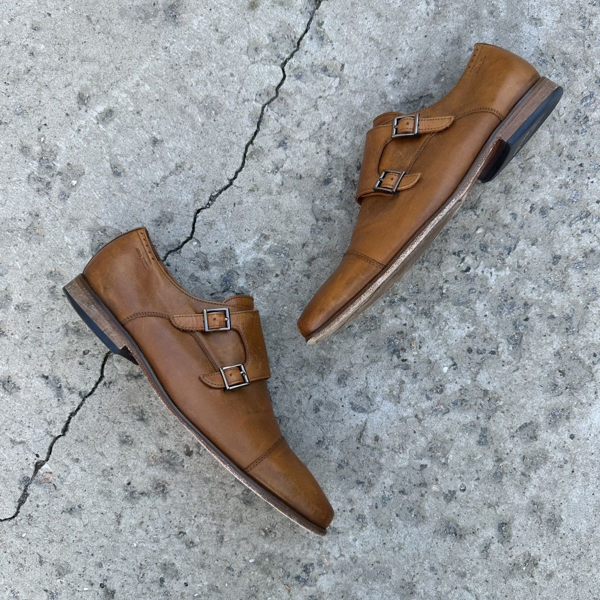 Leather Vintage Man’s Van Lier grandstands Leather Shoes Size 46 Size US 11 / EU 44 - 2 Thumbnail