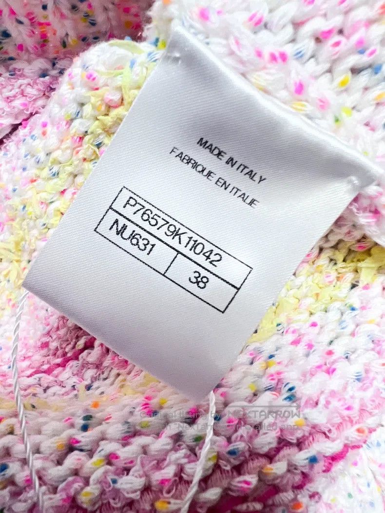 Chanel Chanel Love mixed colour pink and yellow striped knitted s Size XS / US 0-2 / IT 36-38 - 7 Thumbnail