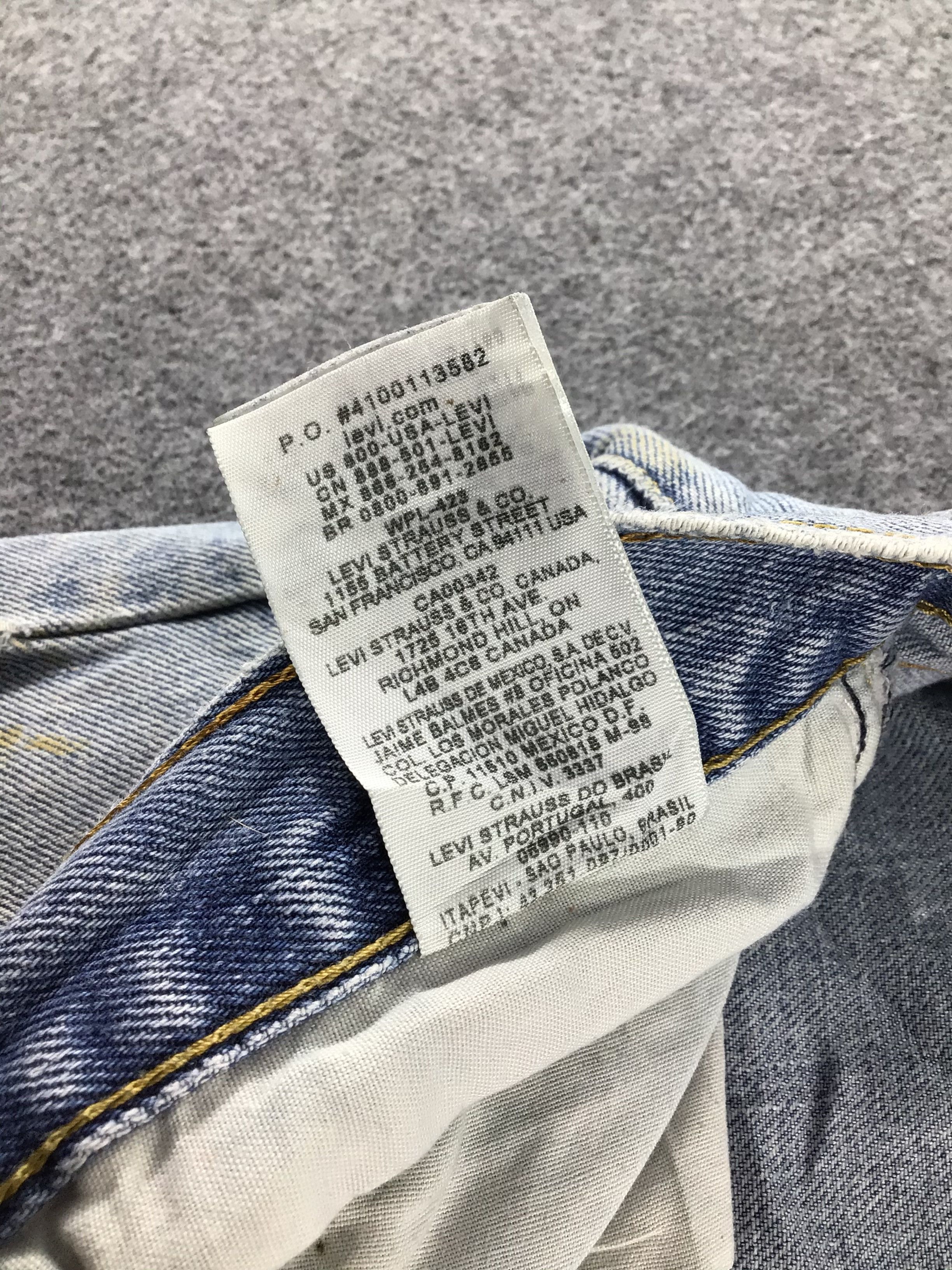 Levi's Vintage Levis 505 Jeans Faded Light Wash -J494 Size US 36 / EU 52 - 12 Thumbnail