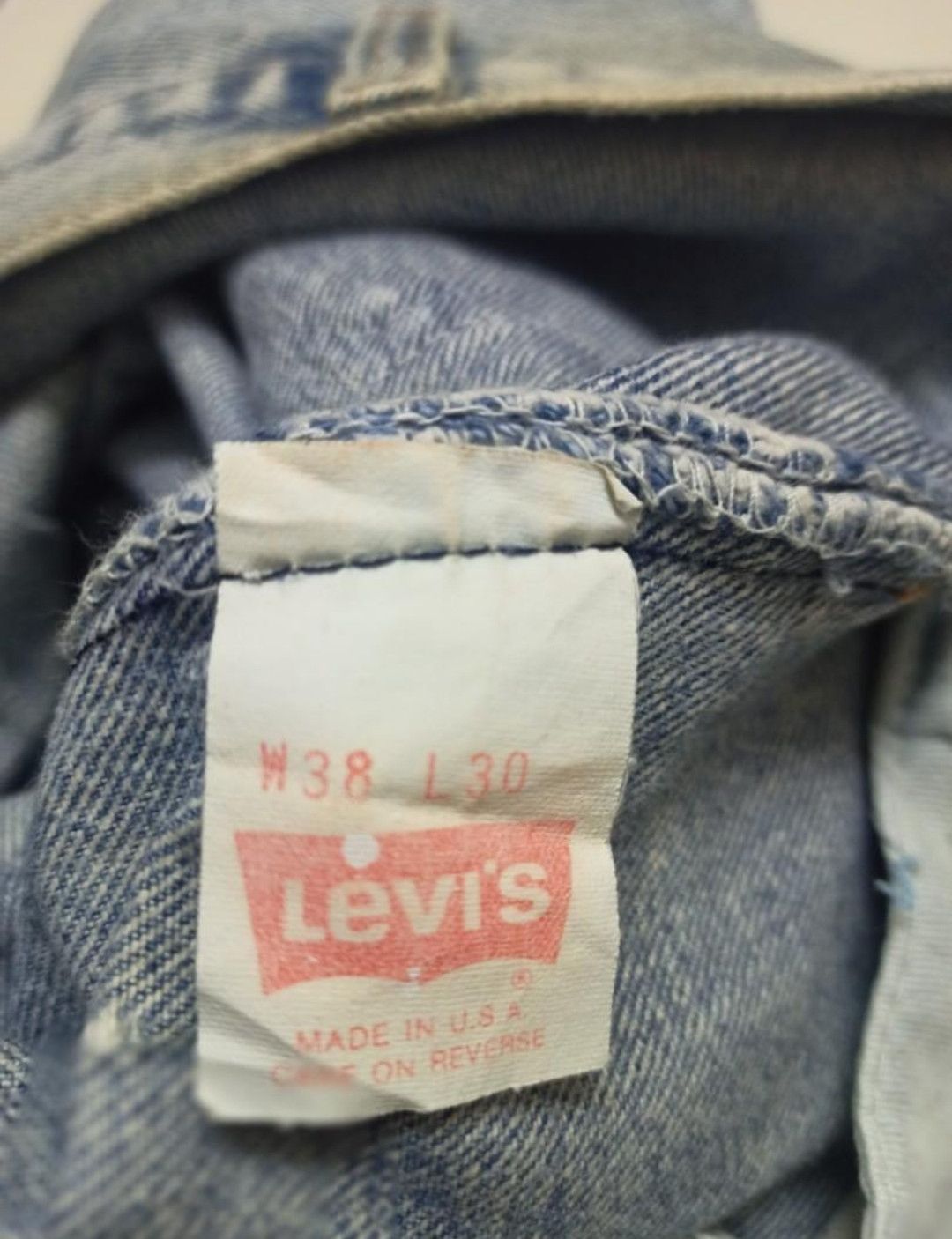 Levi's Vintage 80s levis 501 acid wash Size US 39 - 9 Thumbnail