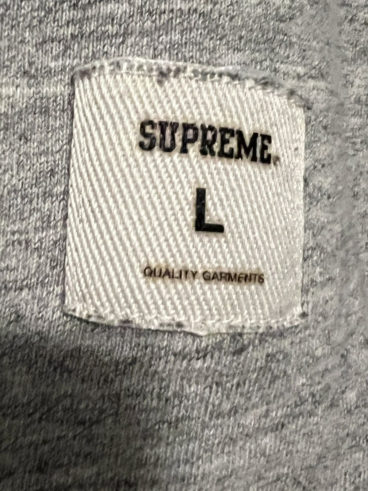 Supreme SUPREME Long Sleeve Grey Jersey Size US L / EU 52-54 / 3 - 3 Thumbnail