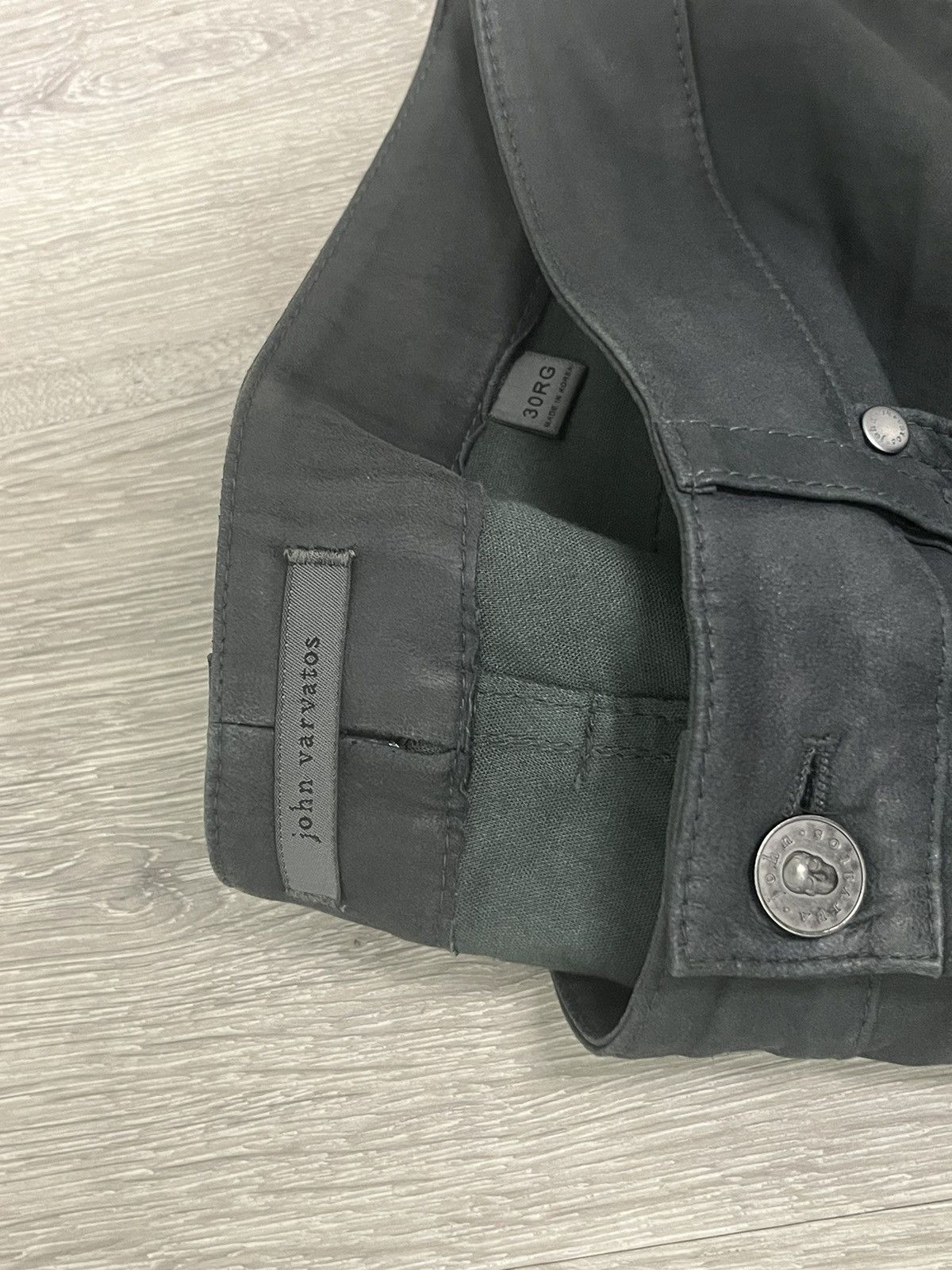 John Varvatos Leather Rockstar Jeans. 30 Size US 30 / EU 46 - 13 Thumbnail