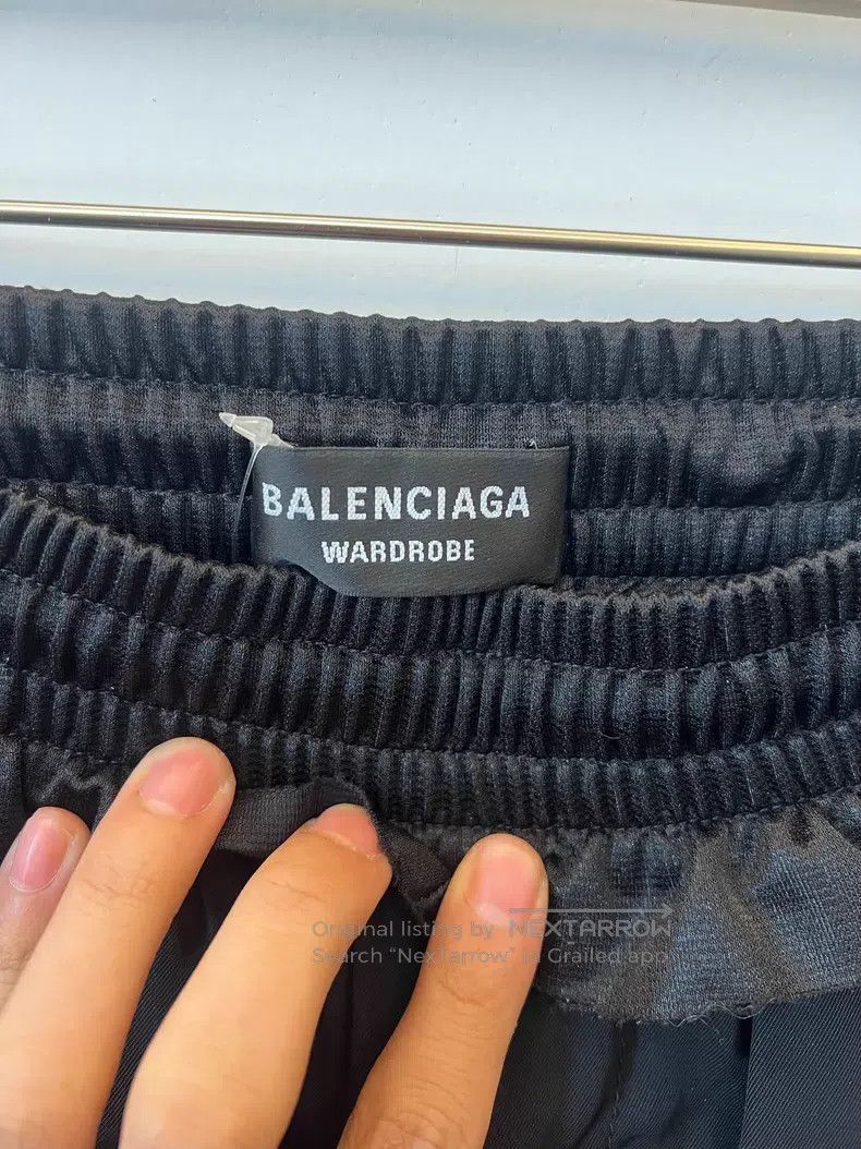 Balenciaga Balenciaga Black Elastic Waist Long Pants Size US 28 / EU 44 - 3 Thumbnail