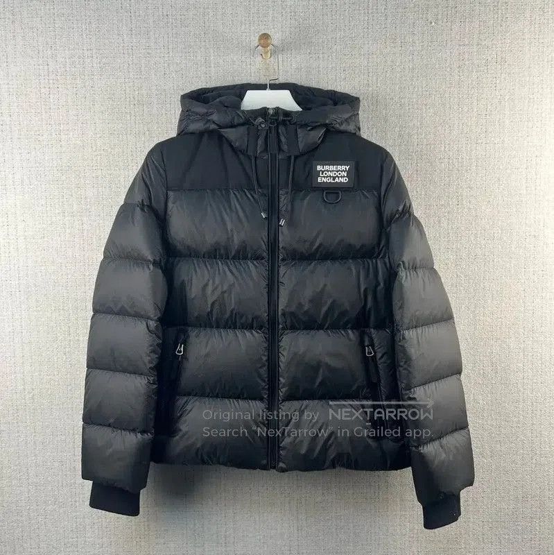 Burberry Burberry Black Logo Puffer Jacket for Men. Size US L / EU 52-54 / 3 - 1 Thumbnail