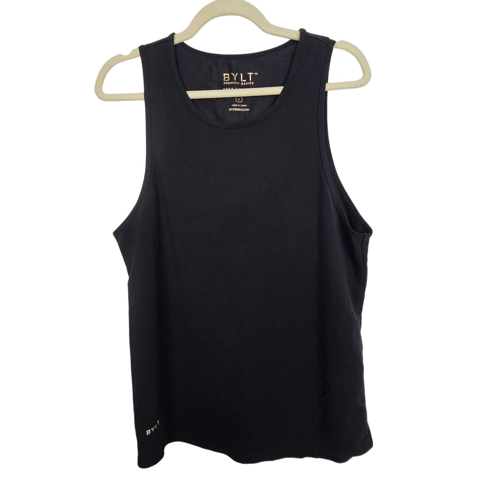 Brian Atwood Bylt Tank Top Black Drop Cut Lux Athletic Shirt Men L Size US L / EU 52-54 / 3 - 1 Thumbnail
