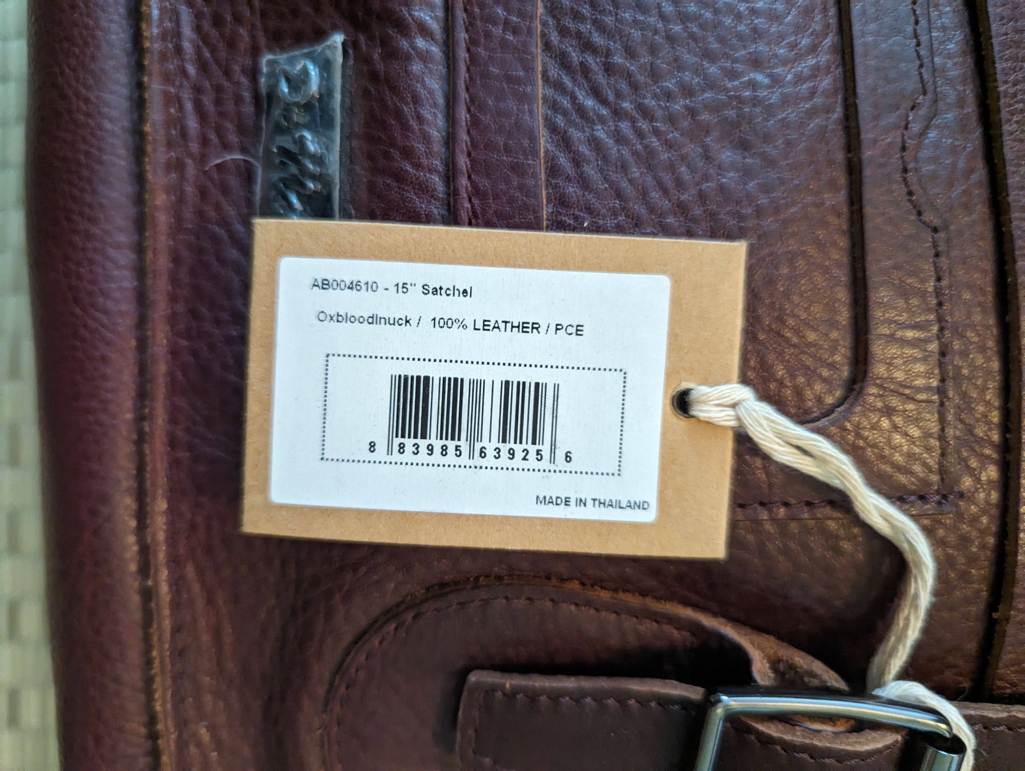 Dr. Martens NWT RARE Dr. Martens 15" 100% Leather Satchel Bag Size ONE SIZE - 4 Thumbnail