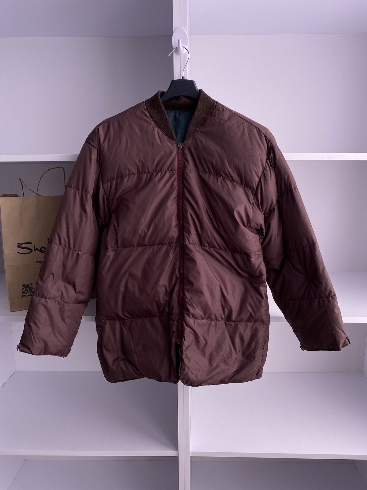 Vintage × Yves Saint Laurent Vintage Mens YVES SAINT LAURENT Bomber Jacket YSL Size US M / EU 48-50 / 2 - 9 Thumbnail