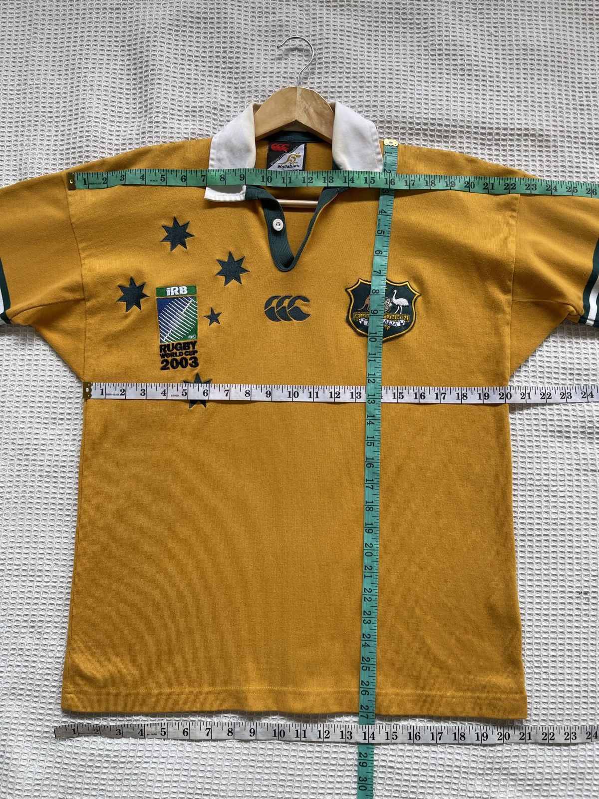 Canterbury of New Zealand Rare🔥Vintage CANTERBURY iRB Rugby World Cup Shirt Size US M / EU 48-50 / 2 - 17 Thumbnail