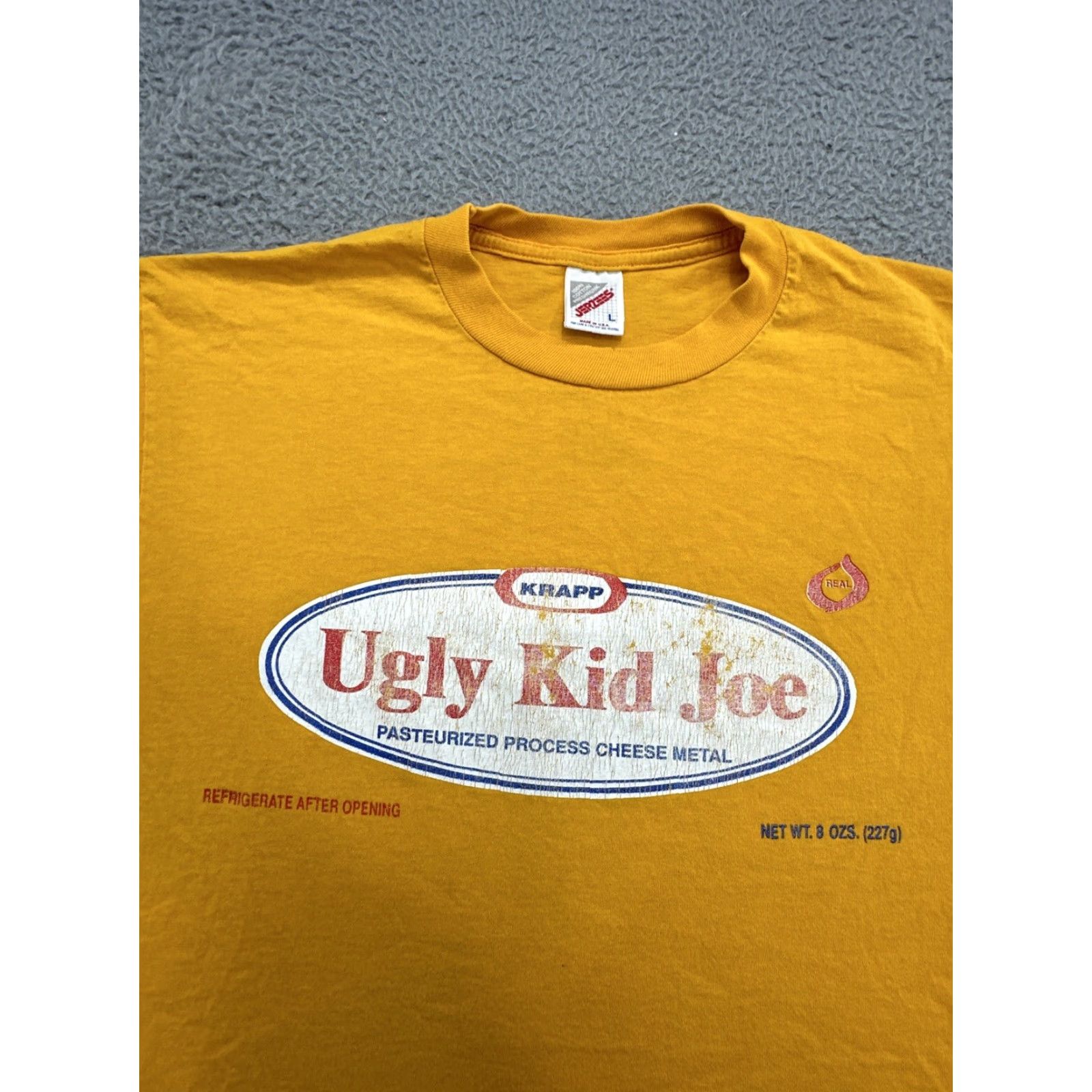 Fruit Of The Loom VINTAGE Ugly Kid Joe Tour Shirt Shirt Men XL Black 90s Krapp Cheese Metal Rare Size US XL / EU 56 / 4 - 2 Thumbnail