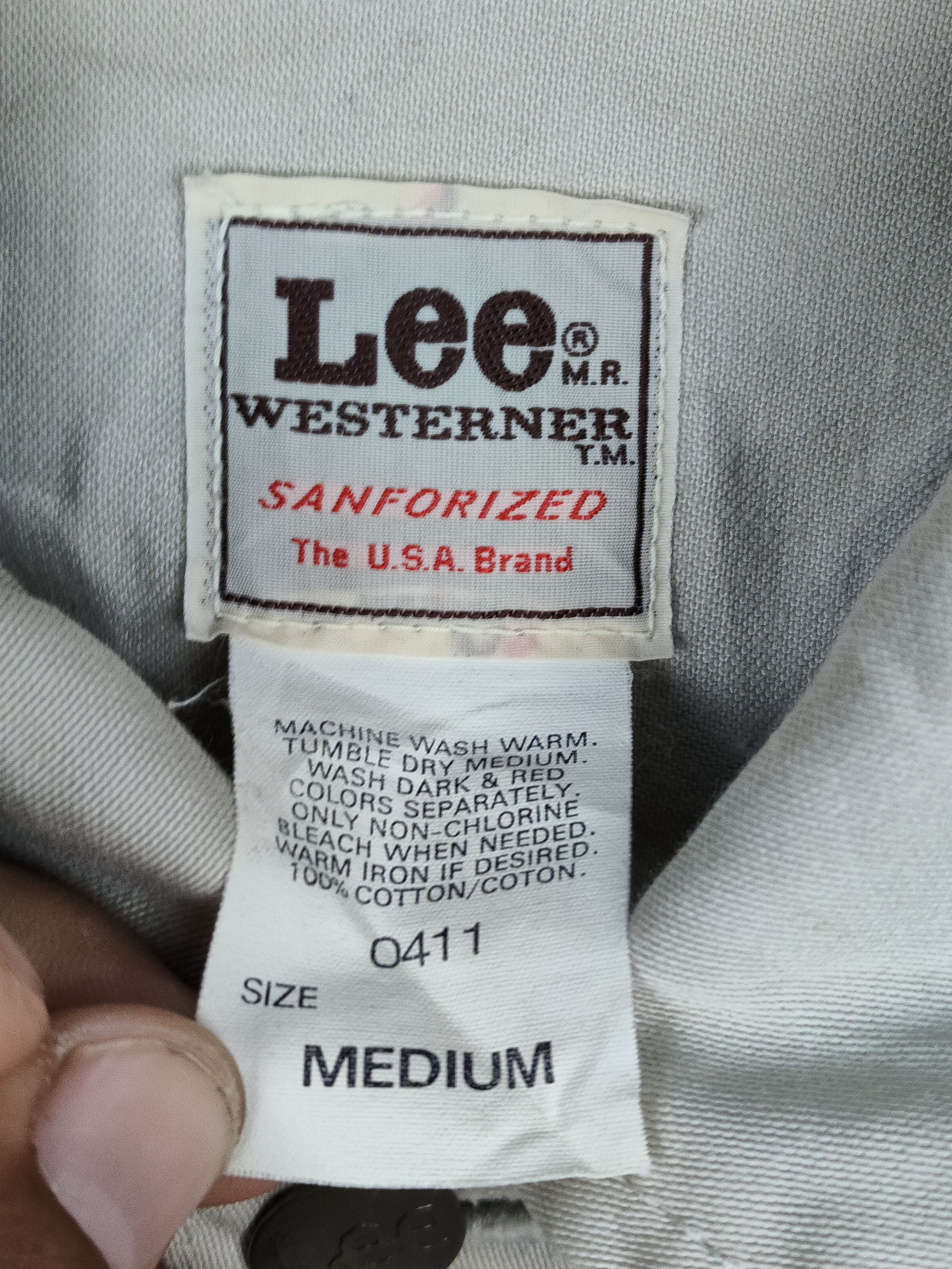 Lee Vintage 90s Lee Westerner Sanforized Workwear Jacket Size US S / EU 44-46 / 1 - 3 Thumbnail
